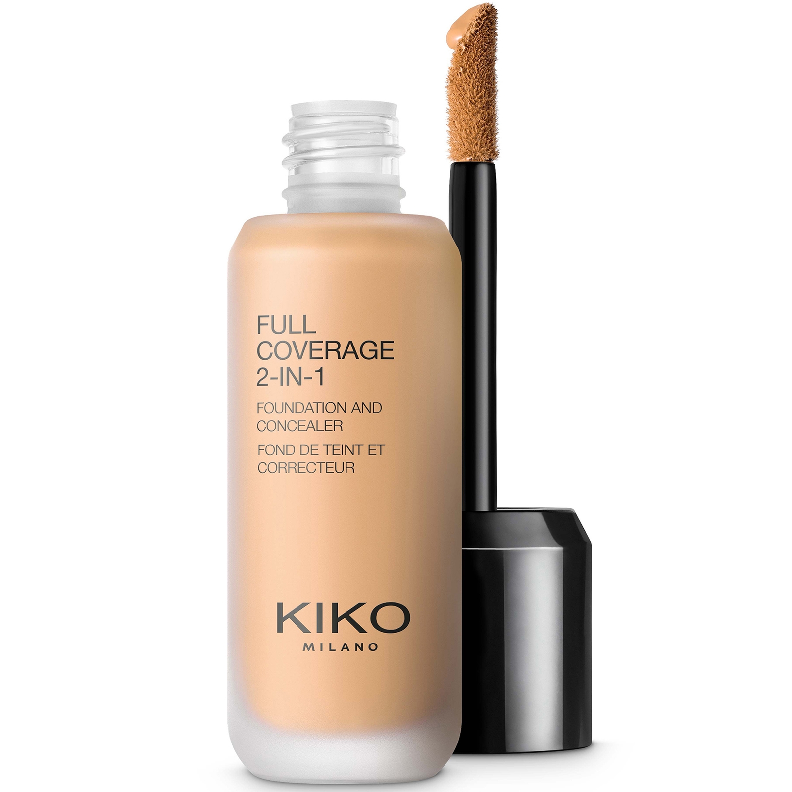 KIKO Milano Full Coverage 2-in-1 Foundation and Concealer 25ml (Various Shades) - 95 Neutral Gold