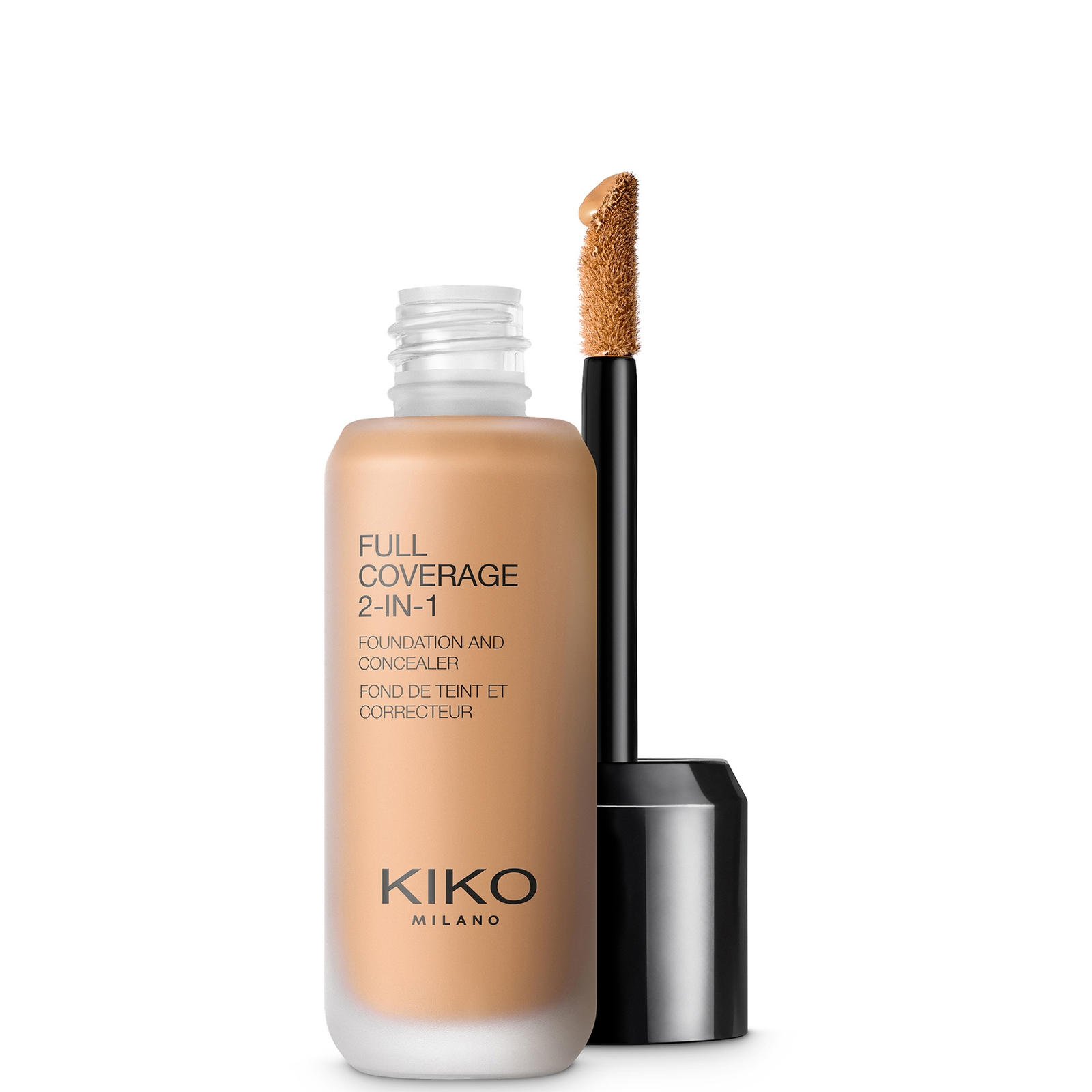 KIKO Milano Full Coverage 2-in-1 Foundation and Concealer 25ml (Various Shades) - 80 Warm Beige