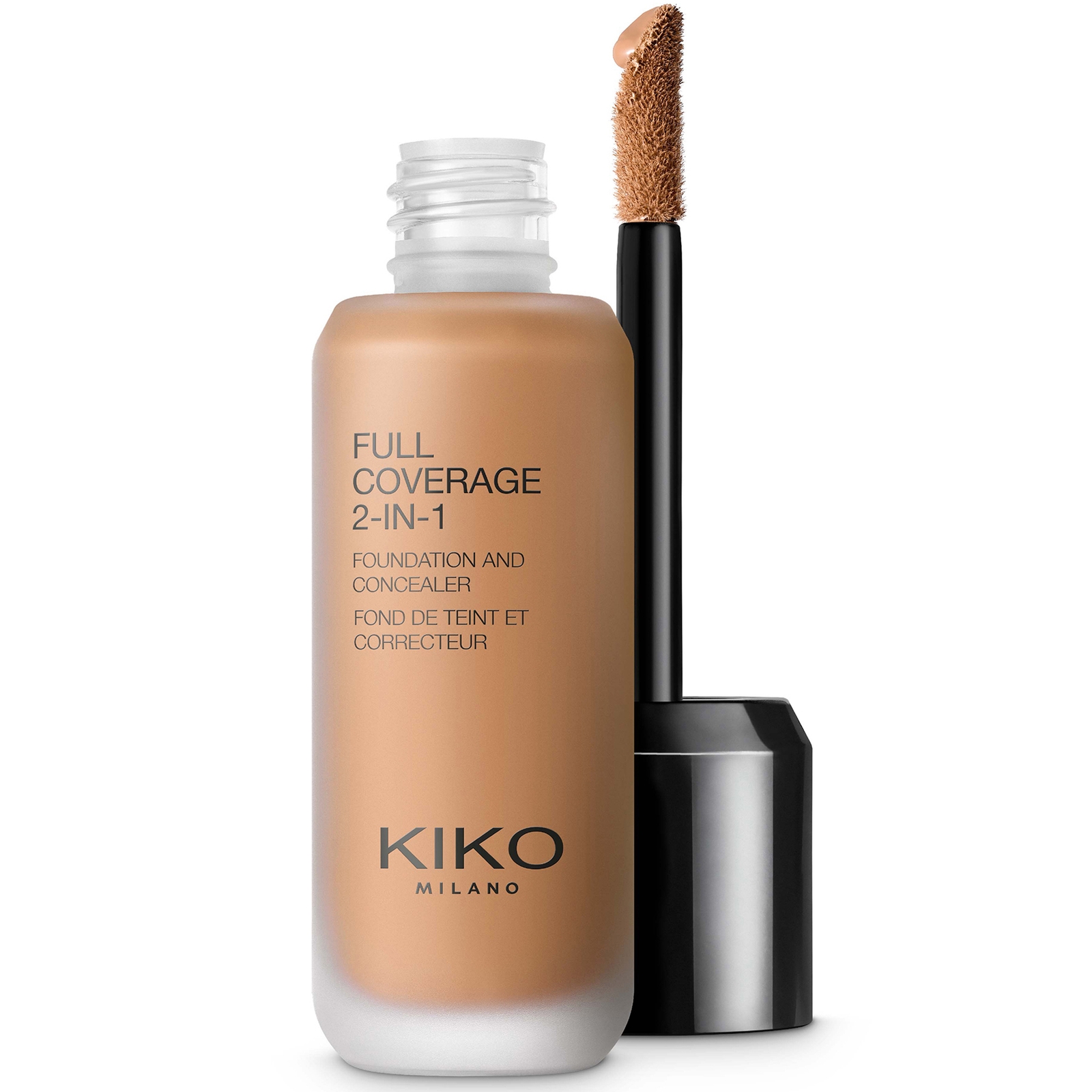 KIKO Milano Full Coverage 2-in-1 Foundation and Concealer 25ml (Various Shades) - 105 Warm Beige