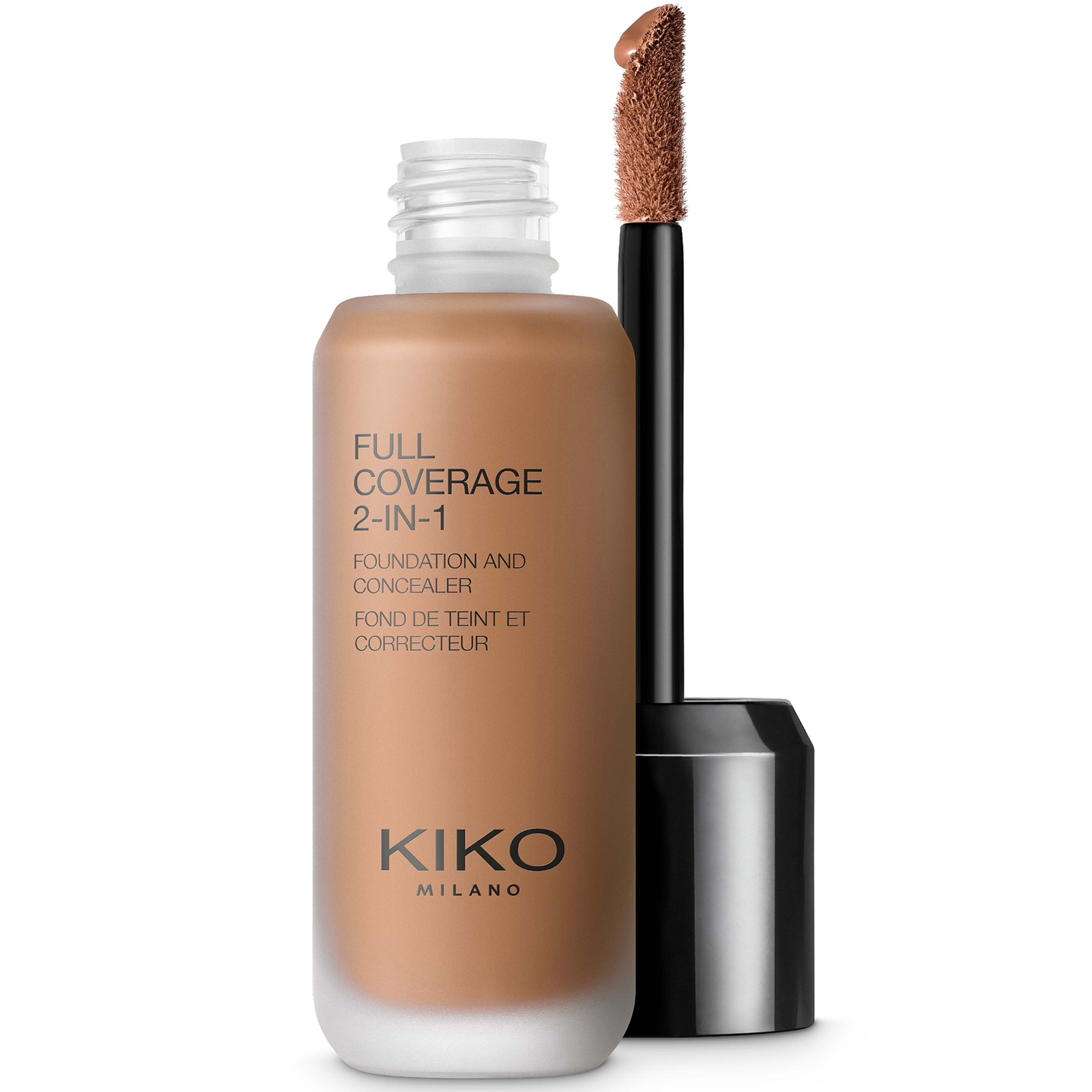 Image of KIKO Milano Full Coverage 2-in-1 Foundation and Concealer 25ml (Various Shades) - 125 Neutral
