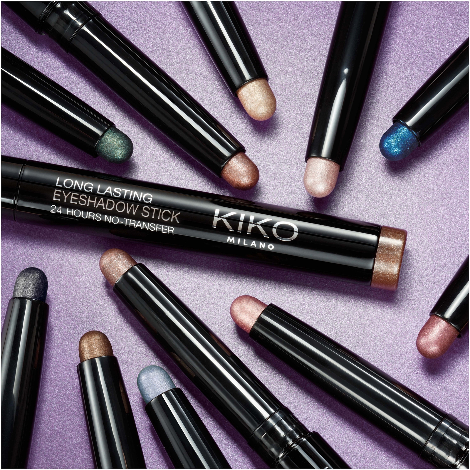 Thumbnail - KIKO Milano Long Lasting Eyeshadow Stick 1.6g (Various Shades) - 14 Rosy Brown
