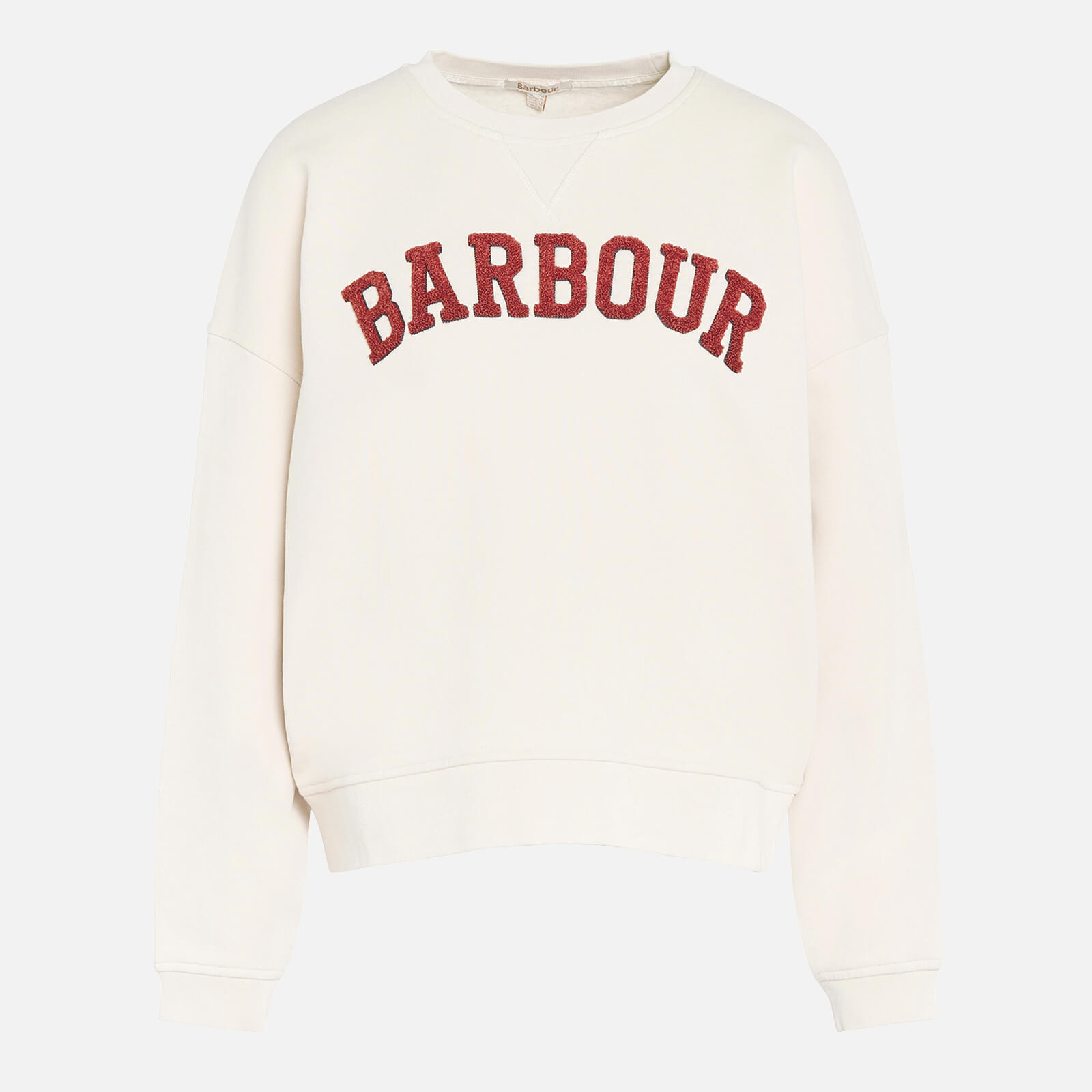 barbour women's silverdale overlayer cotton sweatshirt - uk 8