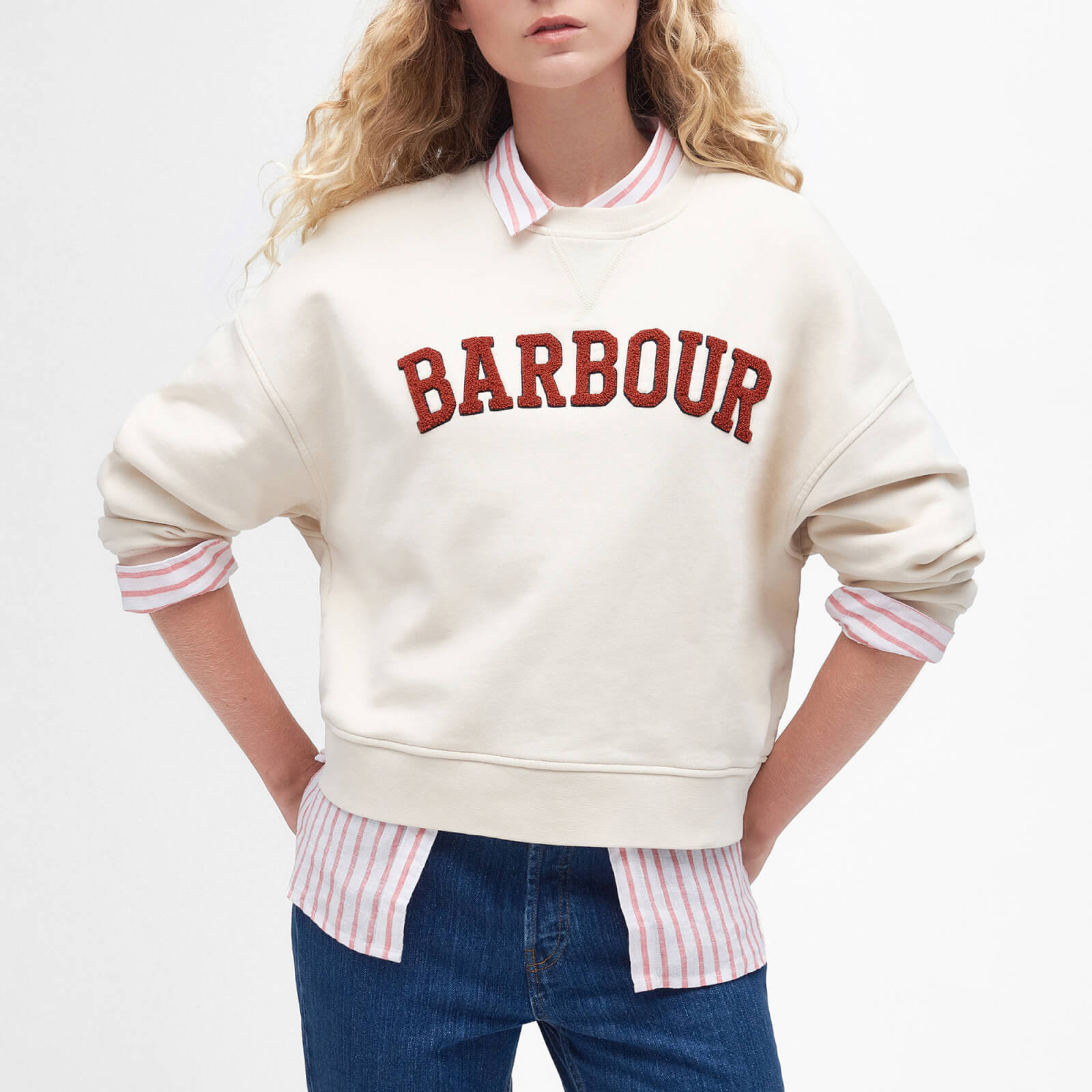 Barbour Women's Silverdale Overlayer Cotton Sweatshirt