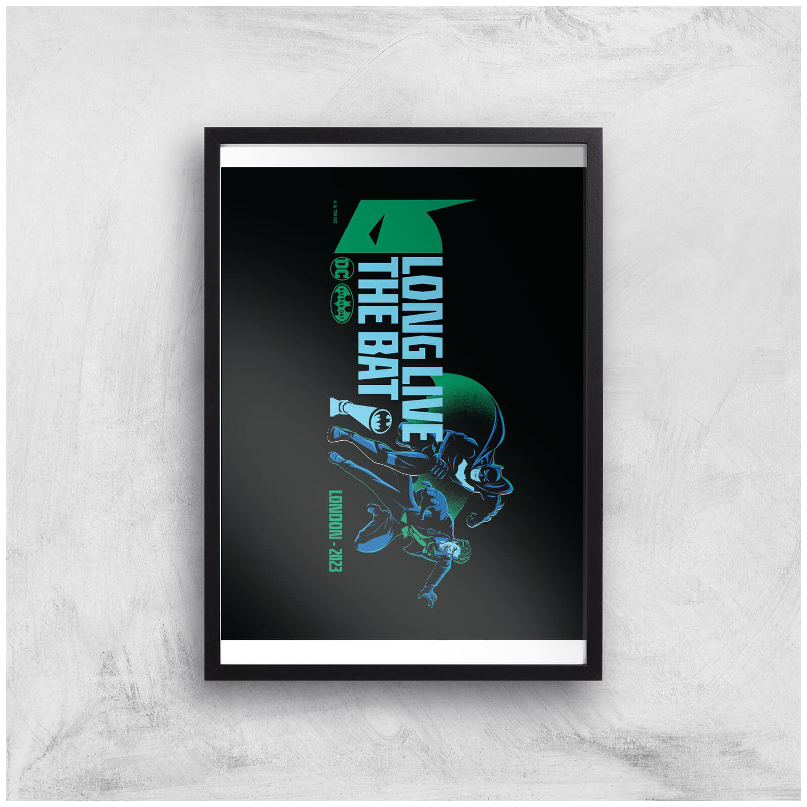 

Batman Day London Giclee Art Print - A2 - Black Frame