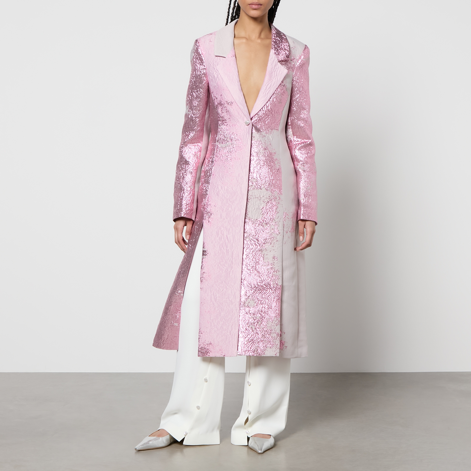 Stine Goya Aneta Jacquard Coat - L