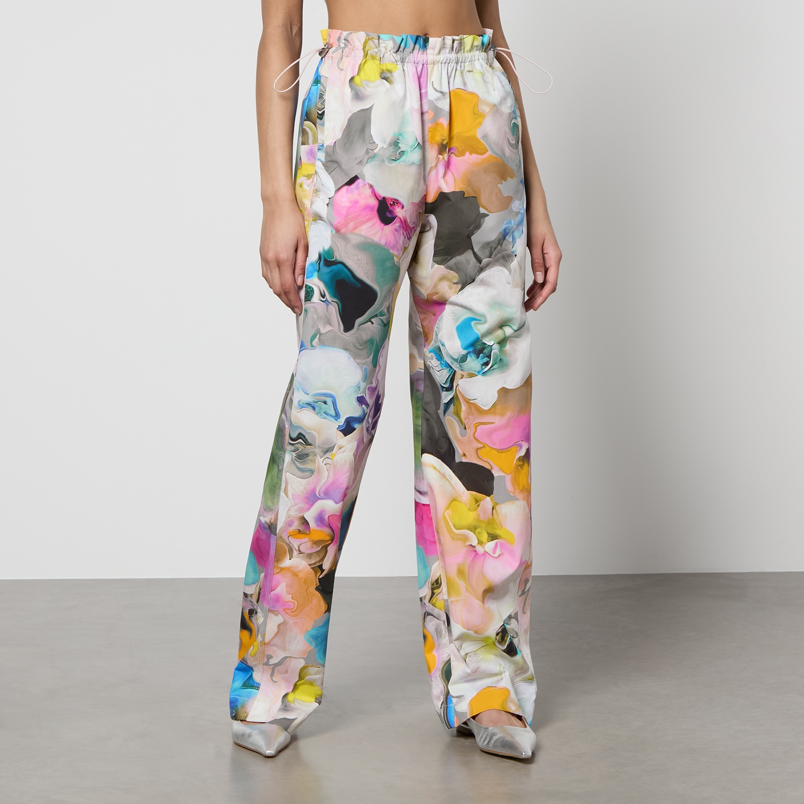 Stine Goya Carola Organic Cotton Wide-Leg Trousers - XS