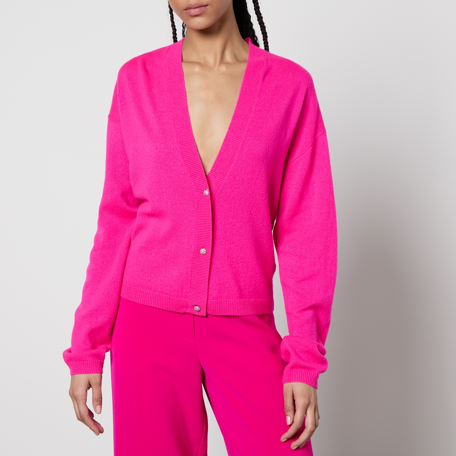 Stine Goya Suanne Embellished Merino Wool-Blend Cardigan - XS