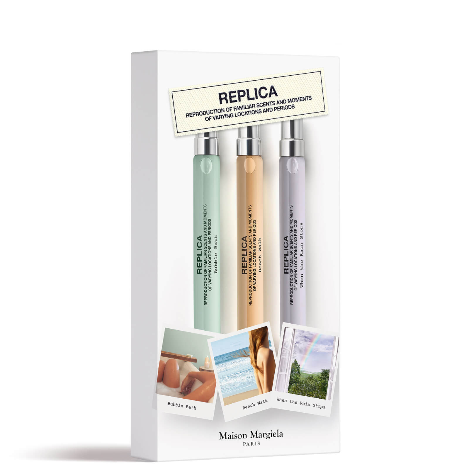 Shop Maison Margiela Replica Bubble Bath, Beach Walk, When The Rain Stops Set