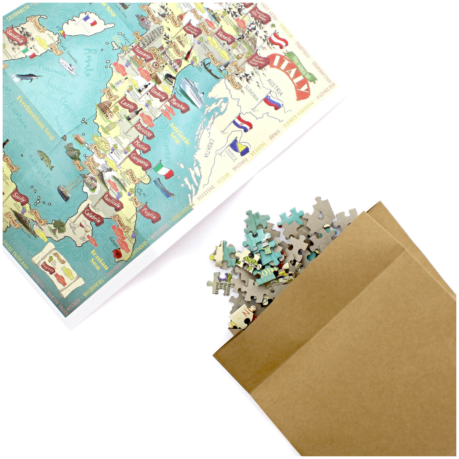 Wines Of Italy - 1000 Piece Jigsaw Puzzle