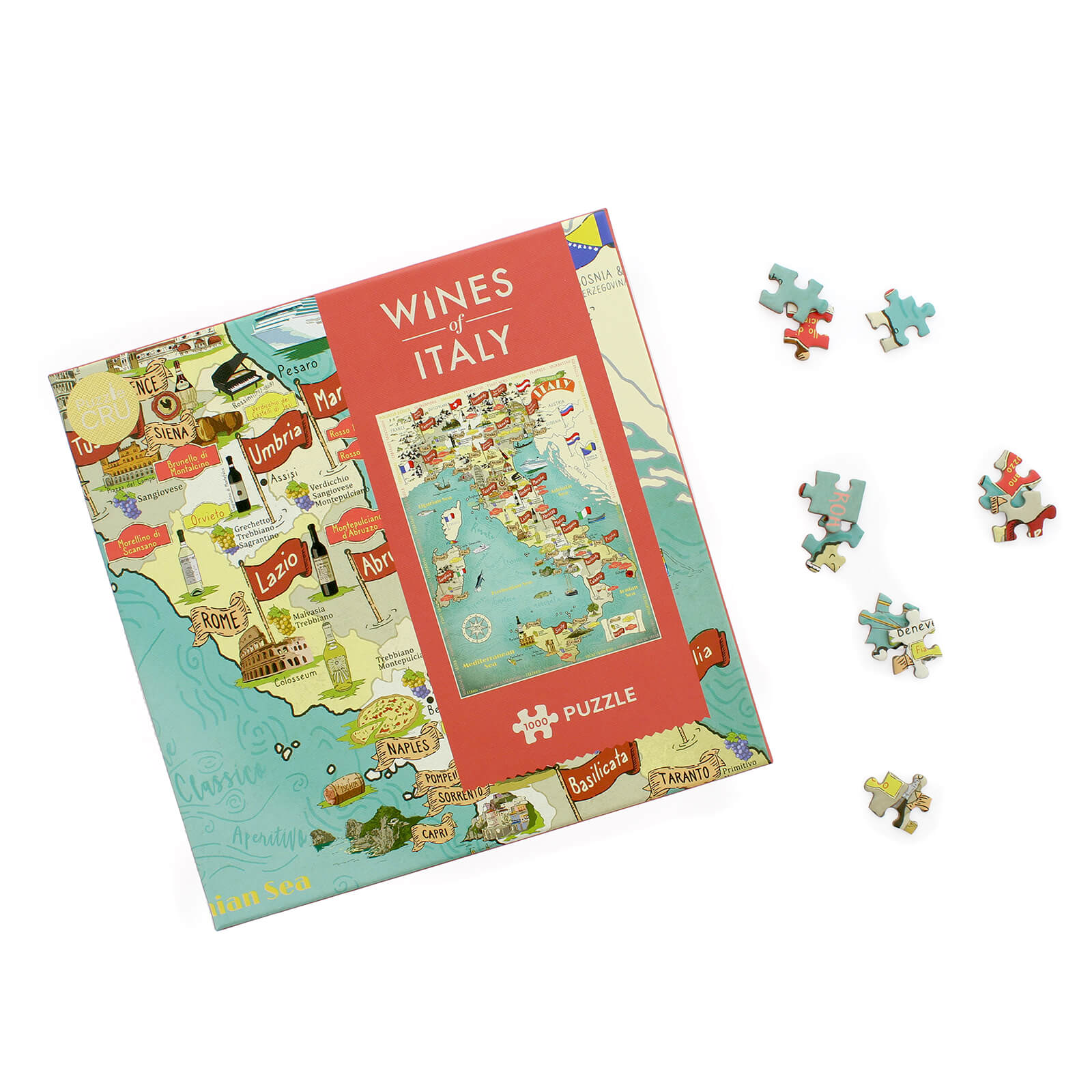 Wines Of Italy - 1000 Piece Jigsaw Puzzle