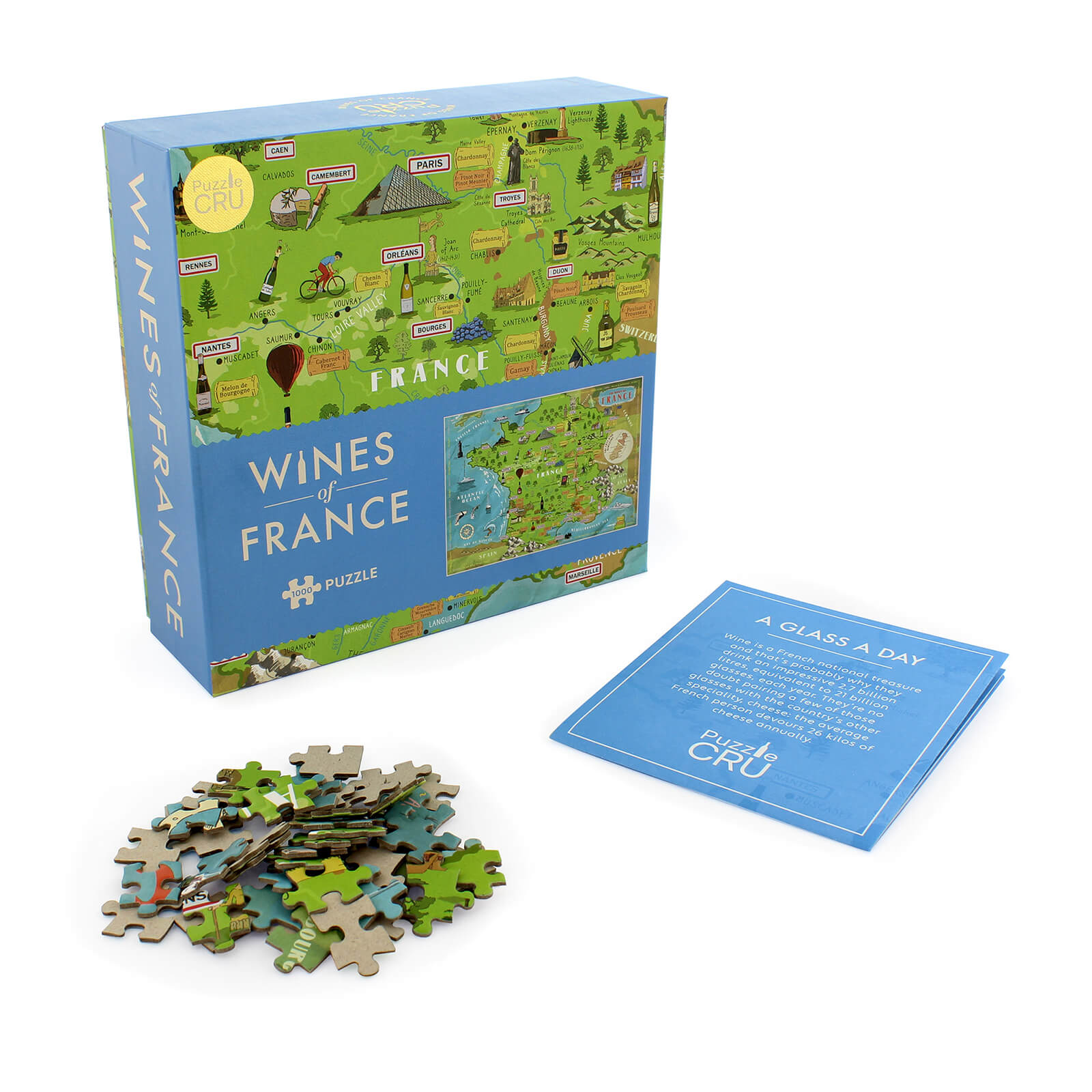 Image of Wines Of France - 1000 Piece Jigsaw Puzzle