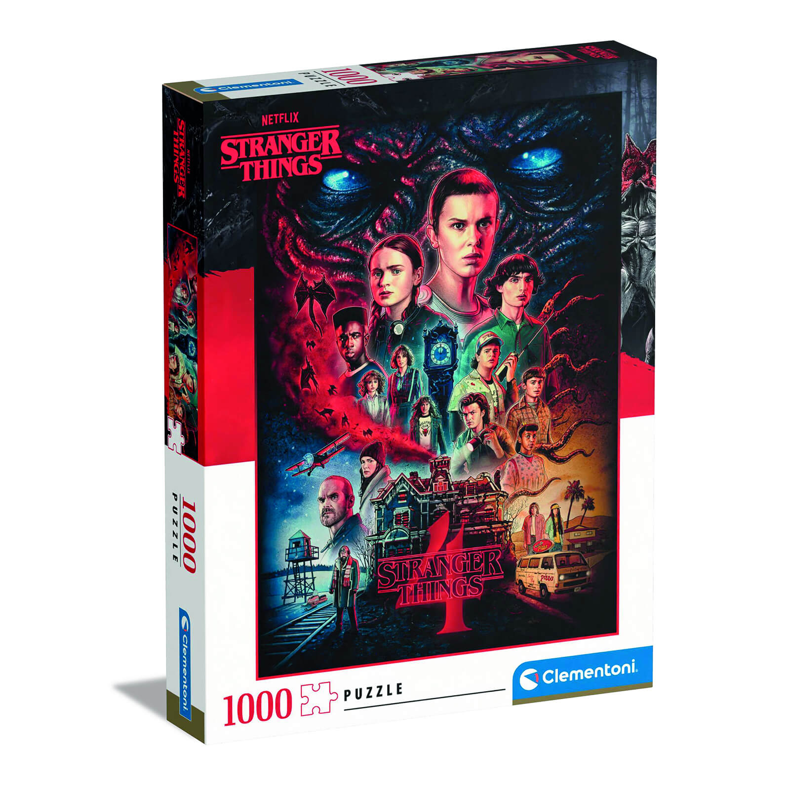 Image of Clementoni Stranger Things Series 4 1000 Piece Jigsaw Puzzle