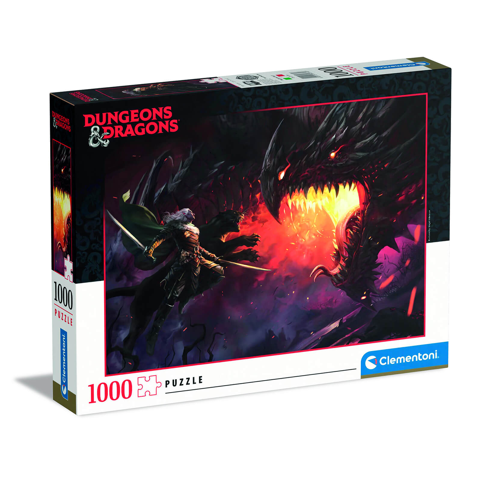 Image of Clementoni Dungeons & Dragons 1000 Piece Jigsaw Puzzle 3