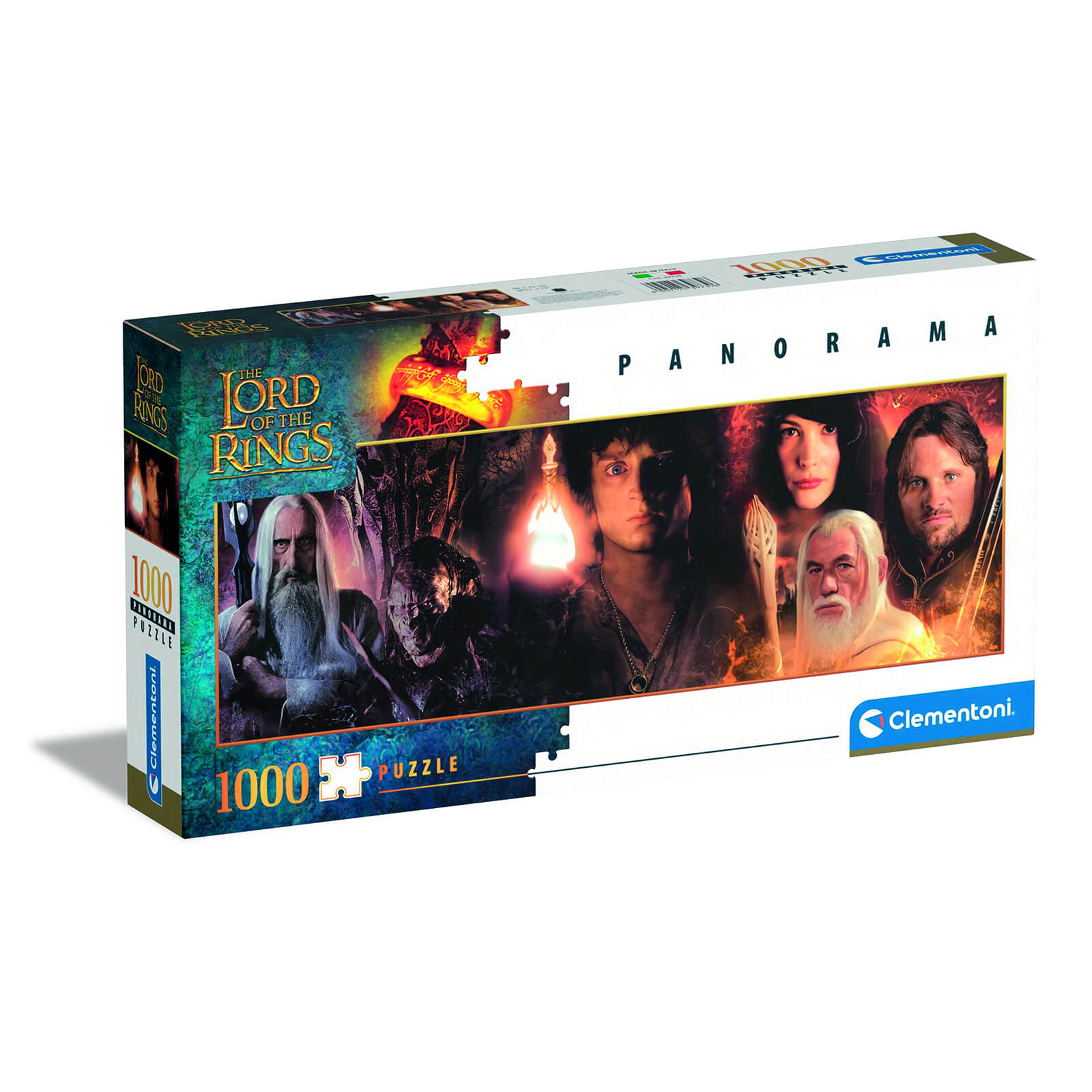 Image of Clementoni The Lord Of The Rings 1000 Piece Panorama Jigsaw Puzzle