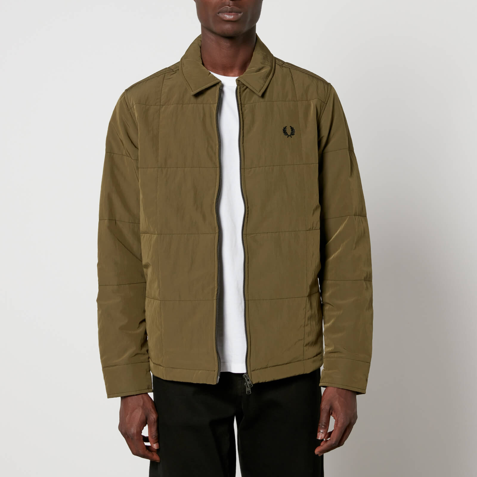 Fred Perry Quilted Shell Overshirt - S