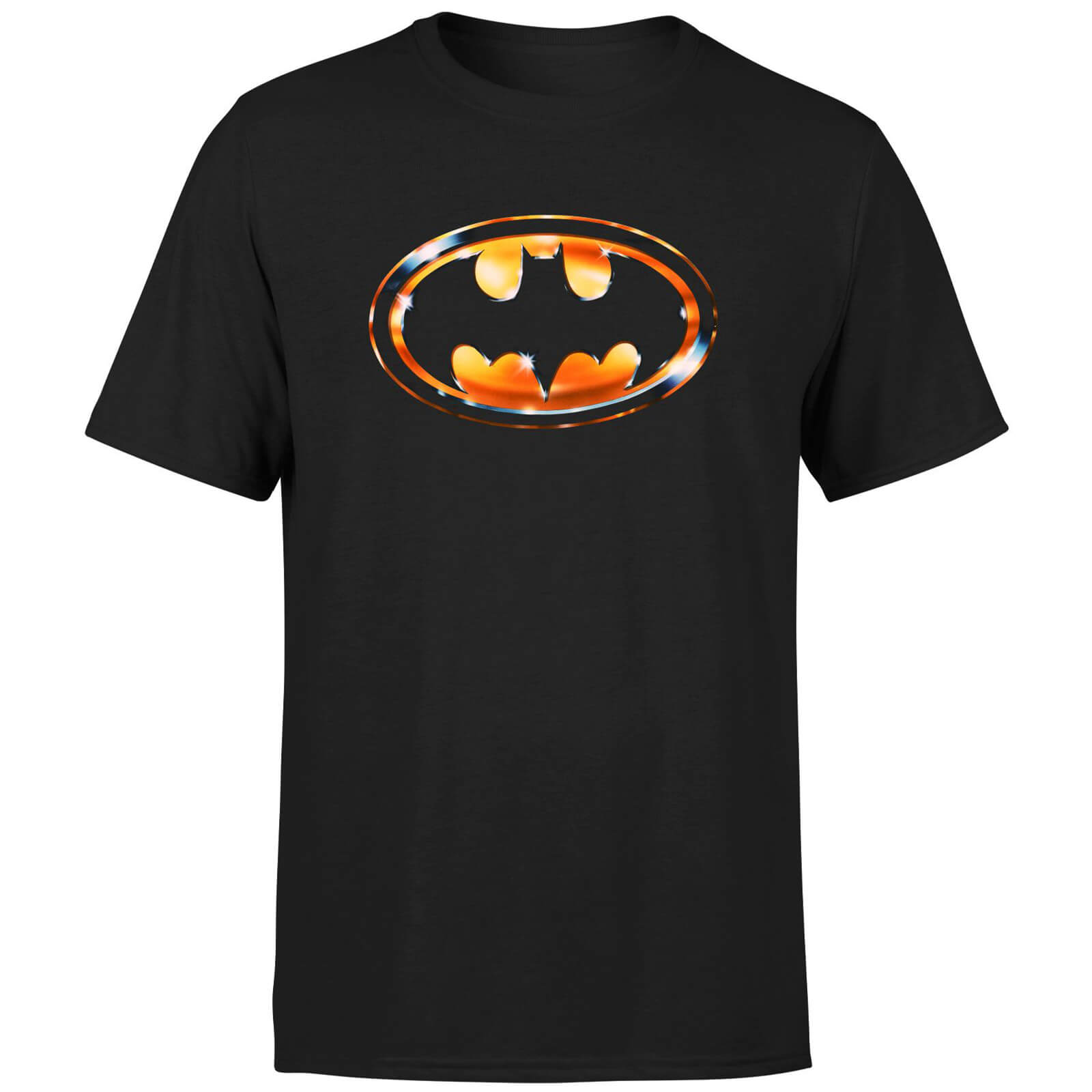 BATMAN Bat Logo Men's T-Shirt - Black - L - Schwarz