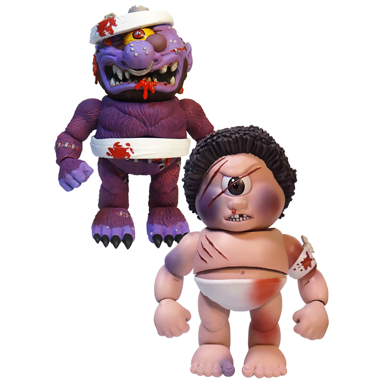 Image of Madballs vs GPK - Sy Clops vs Horn Head Action Figures