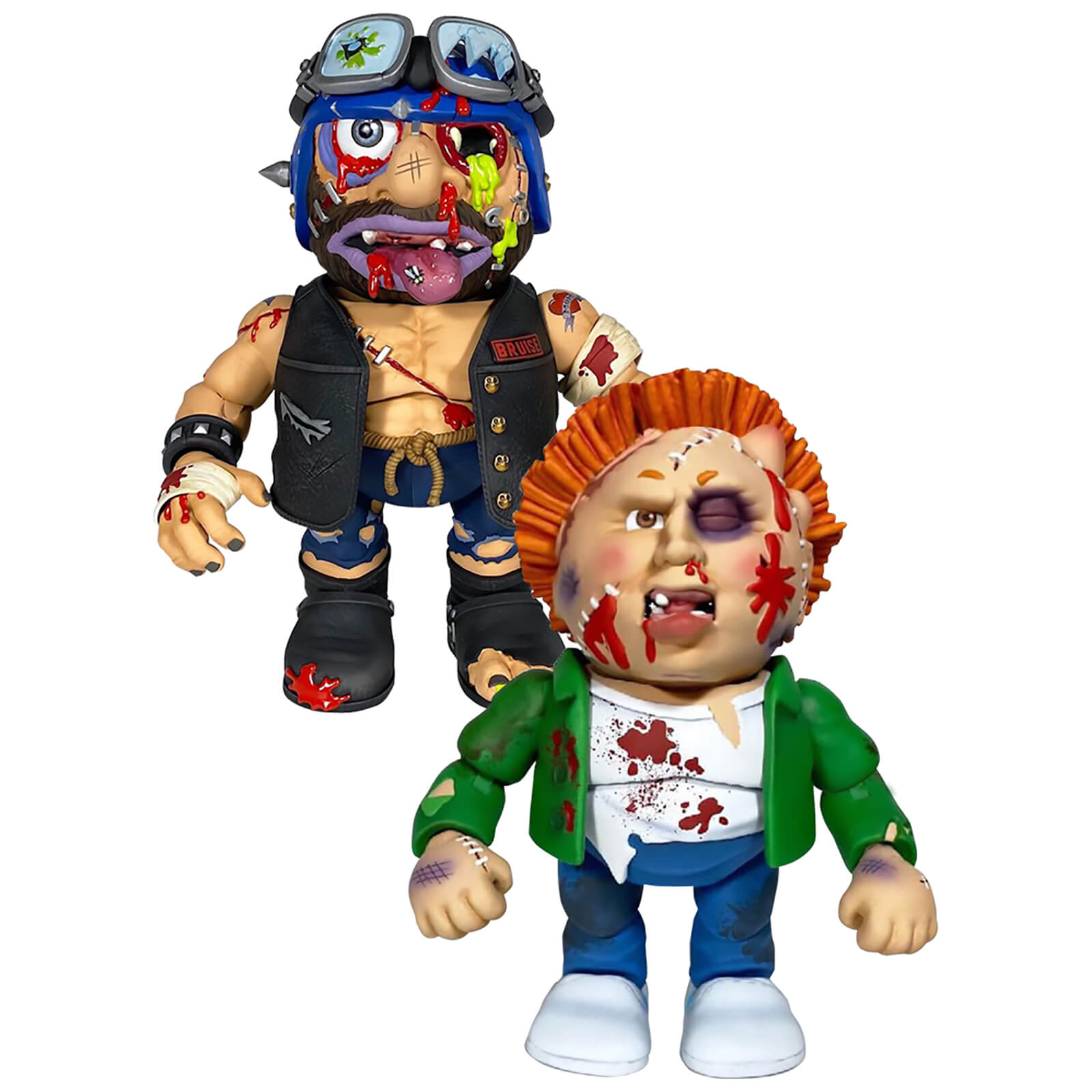 Image of Madballs vs GPK - Mugged Marcus vs Bruise Brother Action Figures