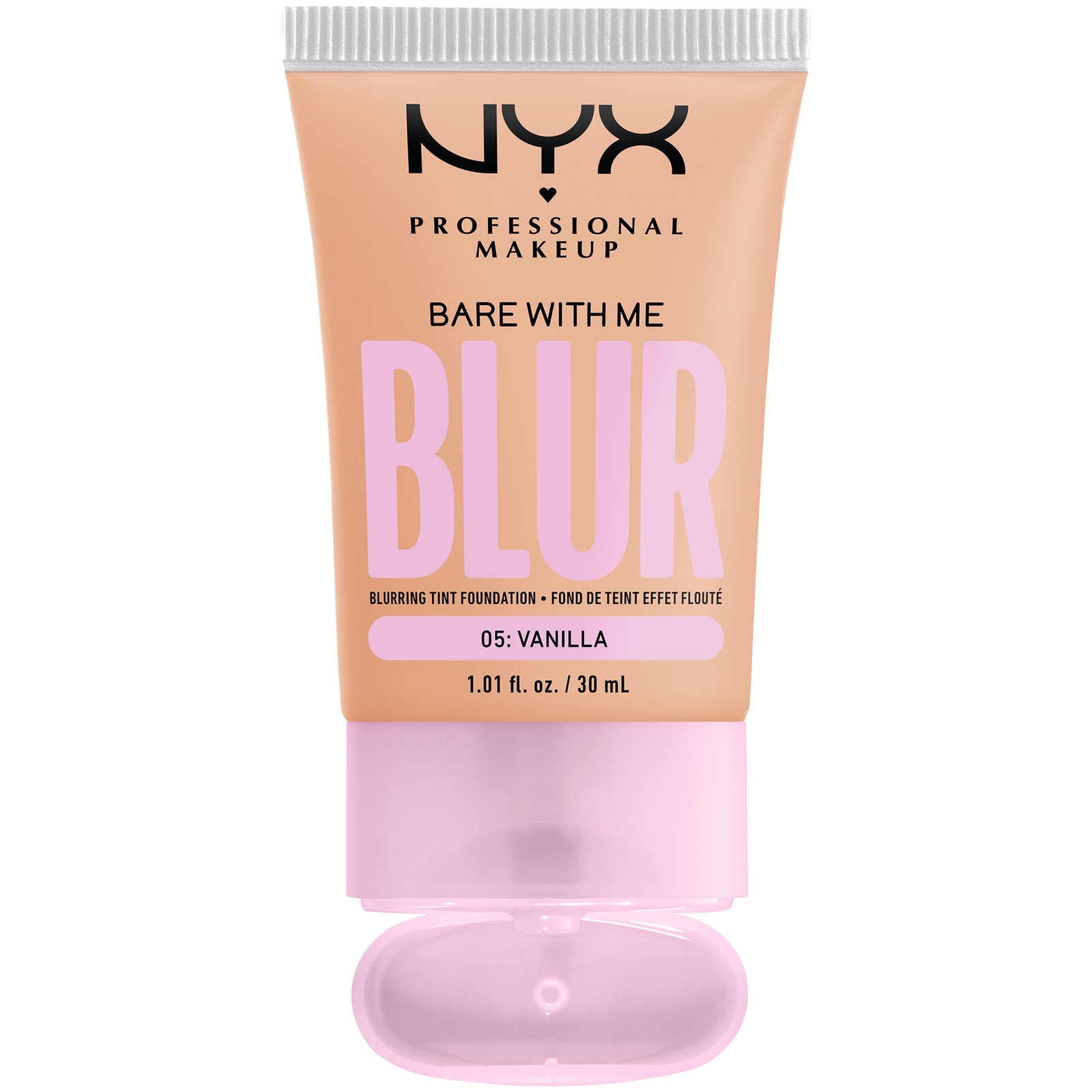 Nyx Professional Makeup Bare With Me Blur Tint Foundation 30ml (varios Shades) - Vanilla In White