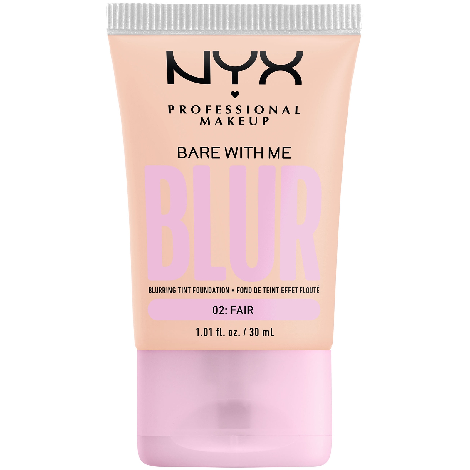 Nyx Professional Makeup Bare With Me Blur Tint Foundation 30ml (varios Shades) - Fair In White