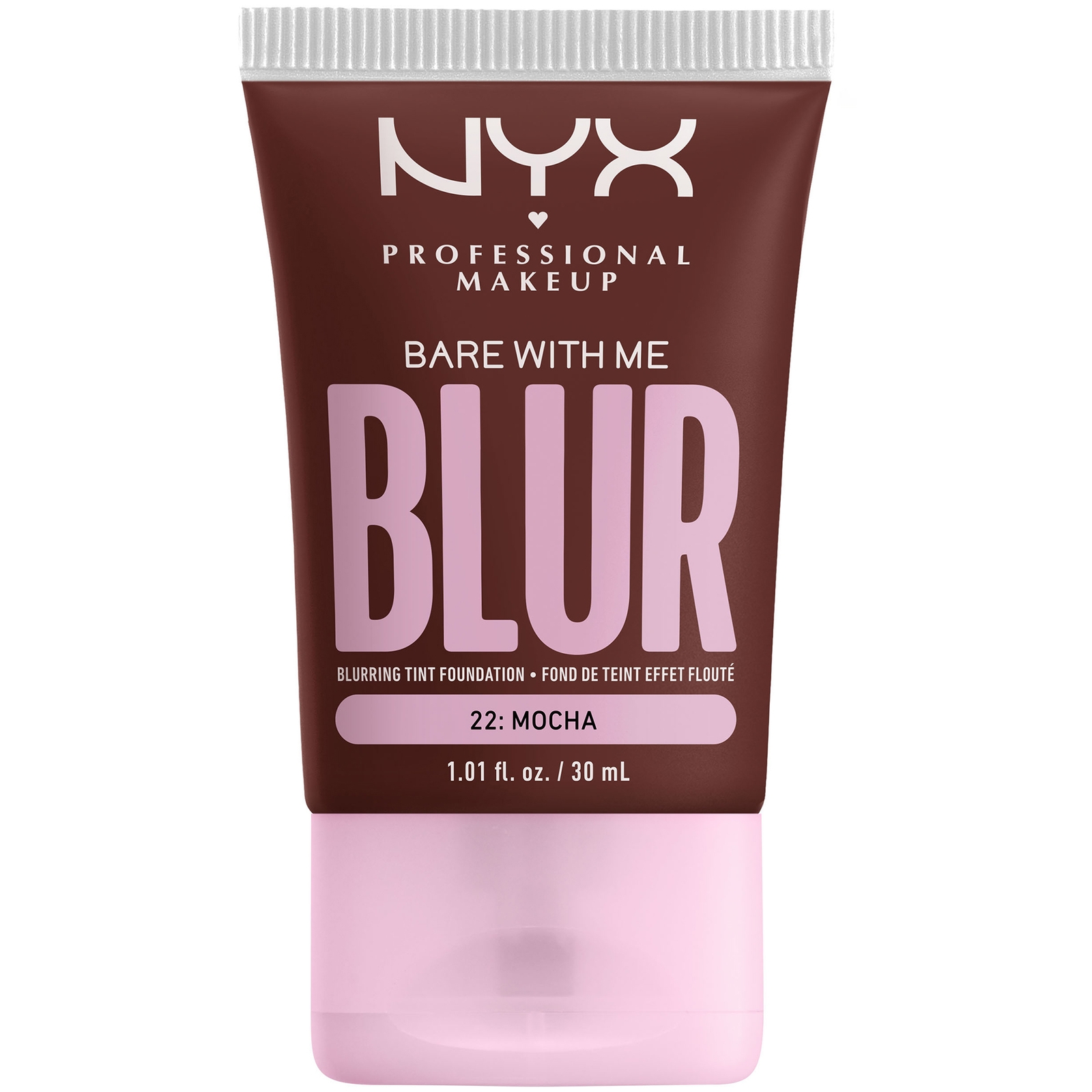 Nyx Professional Makeup Bare With Me Blur Tint Foundation 30ml (varios Shades) - Mocha In White