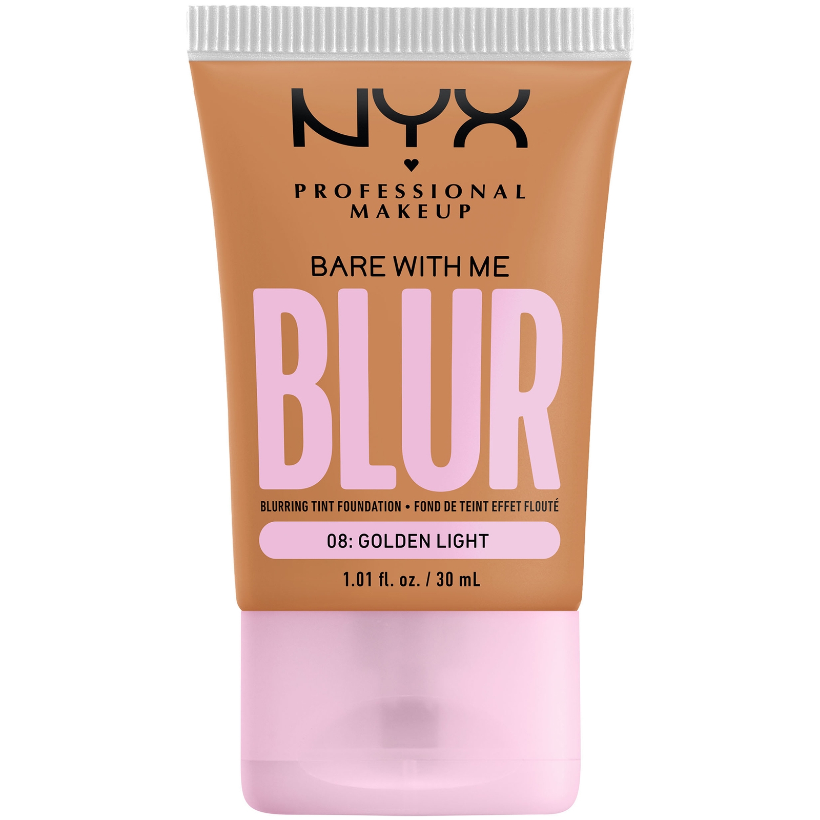 Nyx Professional Makeup Bare With Me Blur Tint Foundation 30ml (varios Shades) - Golden Light In White