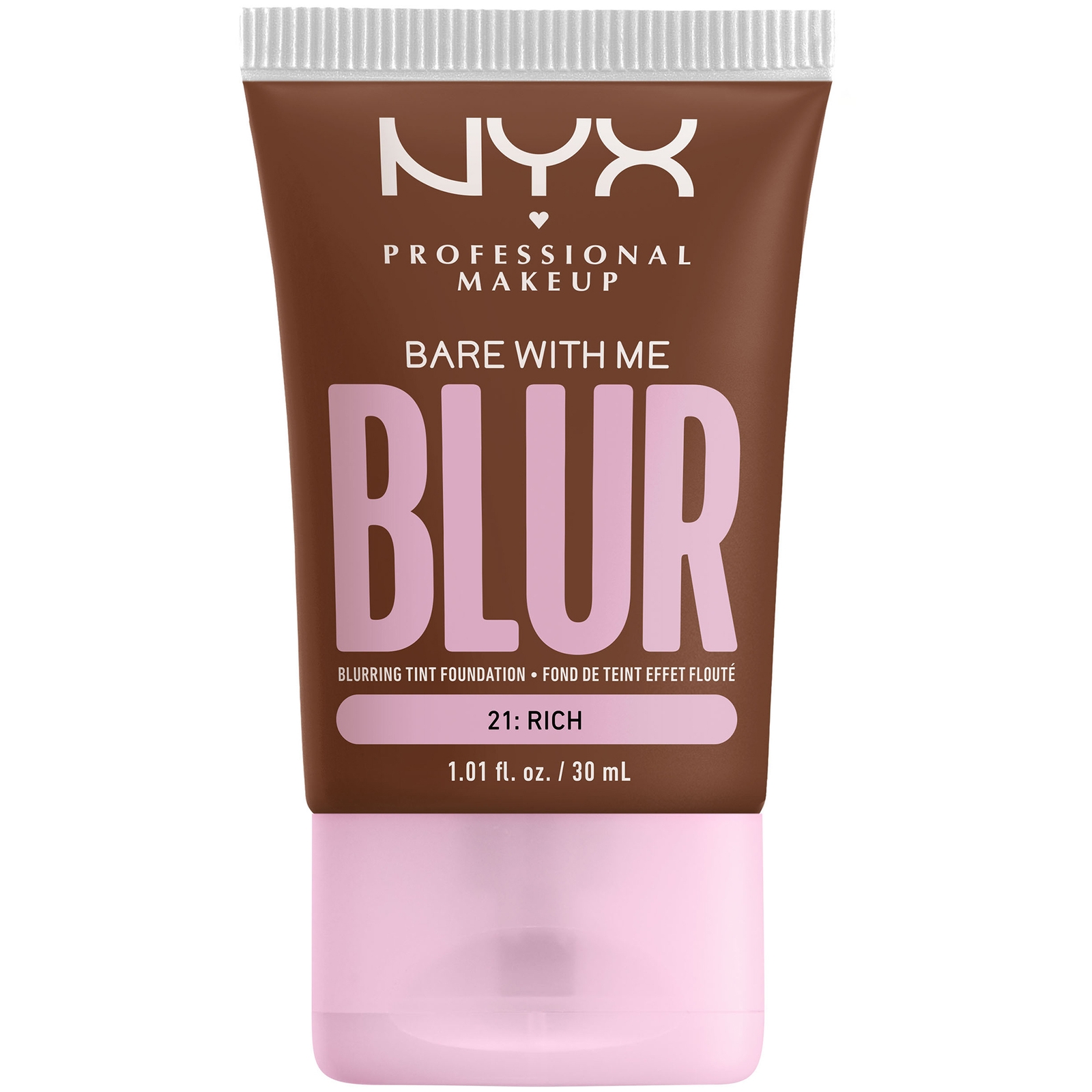 Nyx Professional Makeup Bare With Me Blur Tint Foundation 30ml (varios Shades) - Rich In White