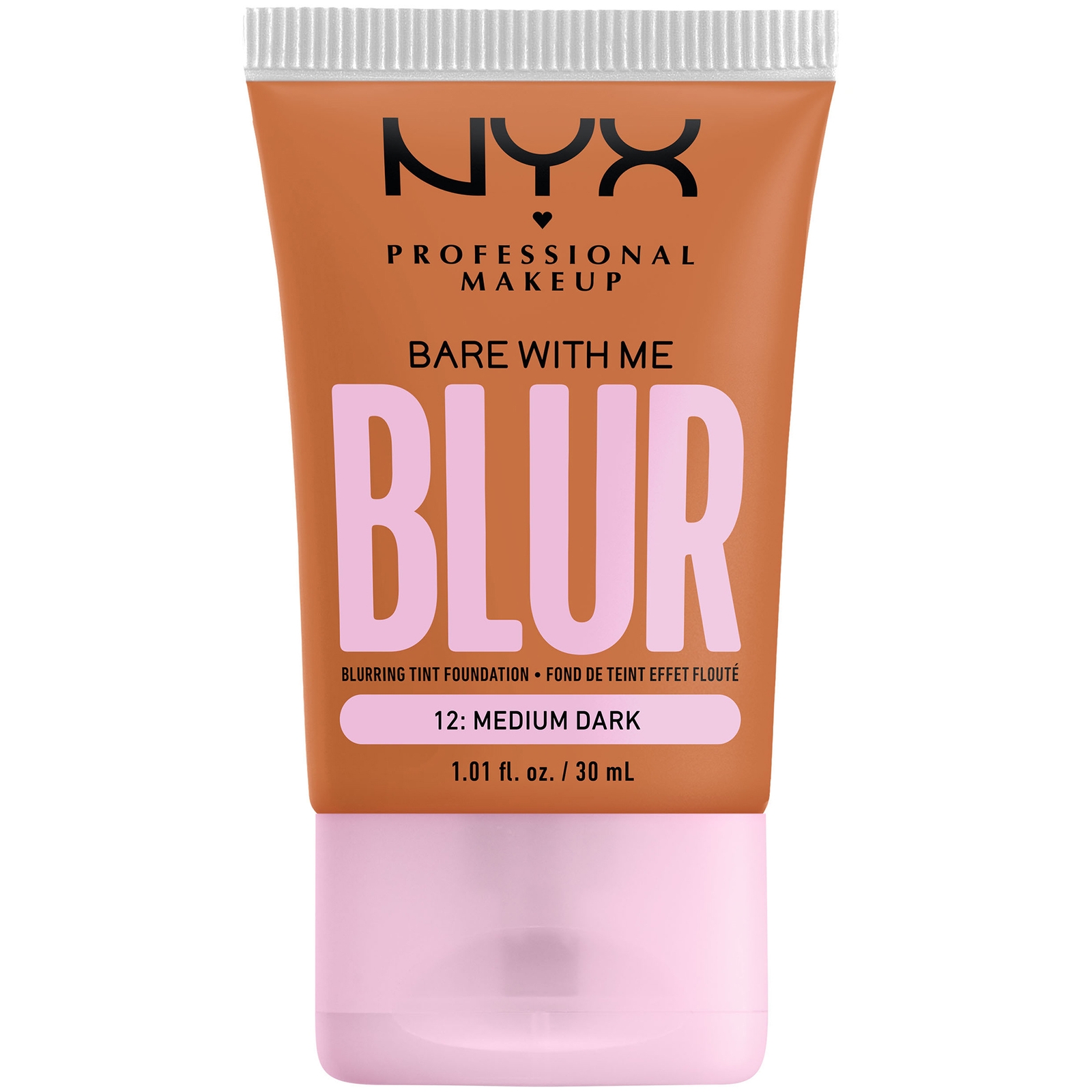 Nyx Professional Makeup Bare With Me Blur Tint Foundation 30ml (varios Shades) - Medium Dark In White