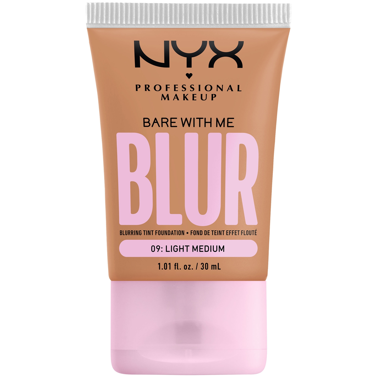 Nyx Professional Makeup Bare With Me Blur Tint Foundation 30ml (varios Shades) - Light Medium In White