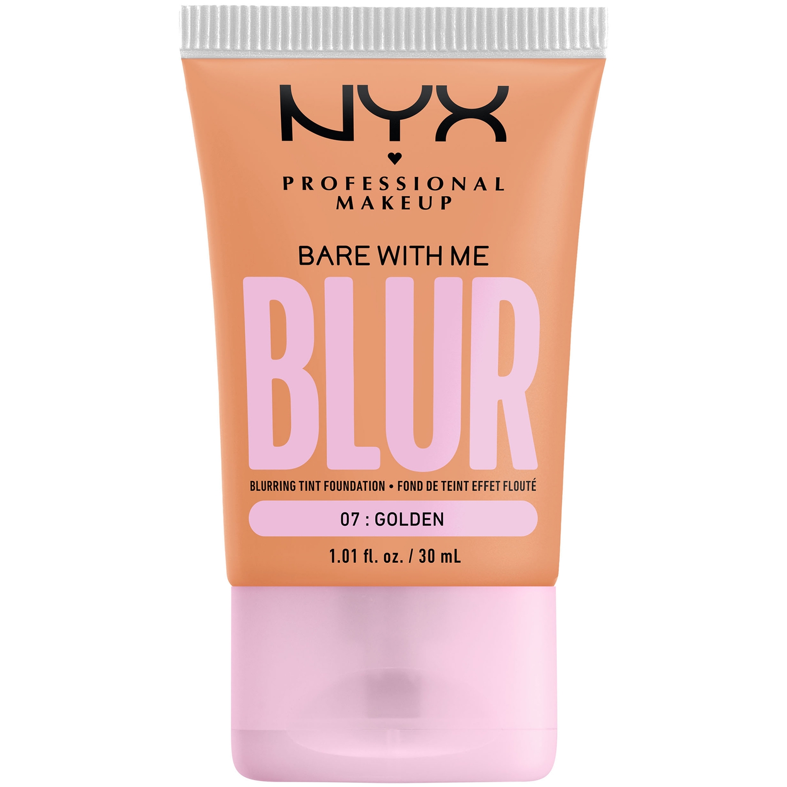 Nyx Professional Makeup Bare With Me Blur Tint Foundation 30ml (varios Shades) - Golden In White
