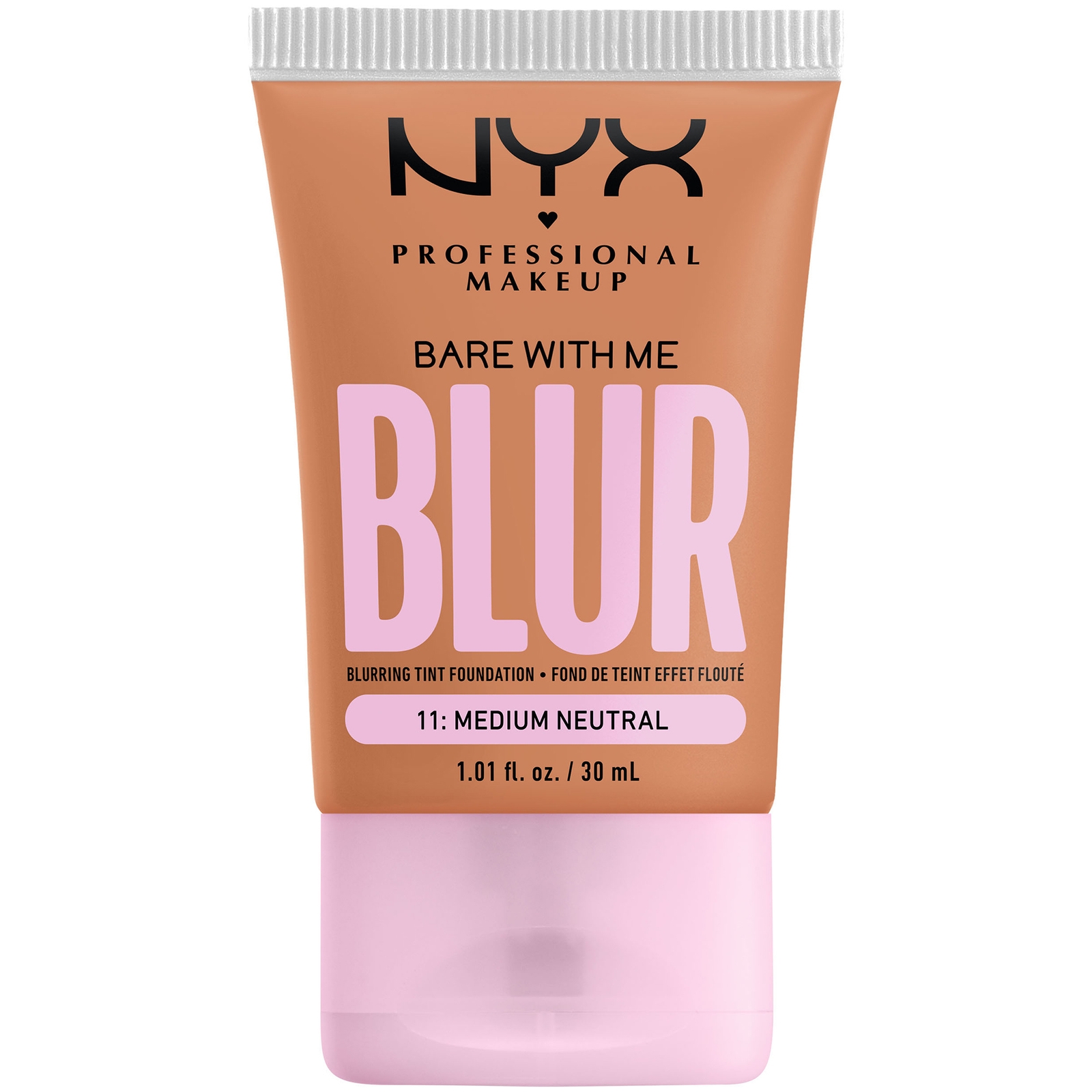 Nyx Professional Makeup Bare With Me Blur Tint Foundation 30ml (varios Shades) - Medium Neutral In White