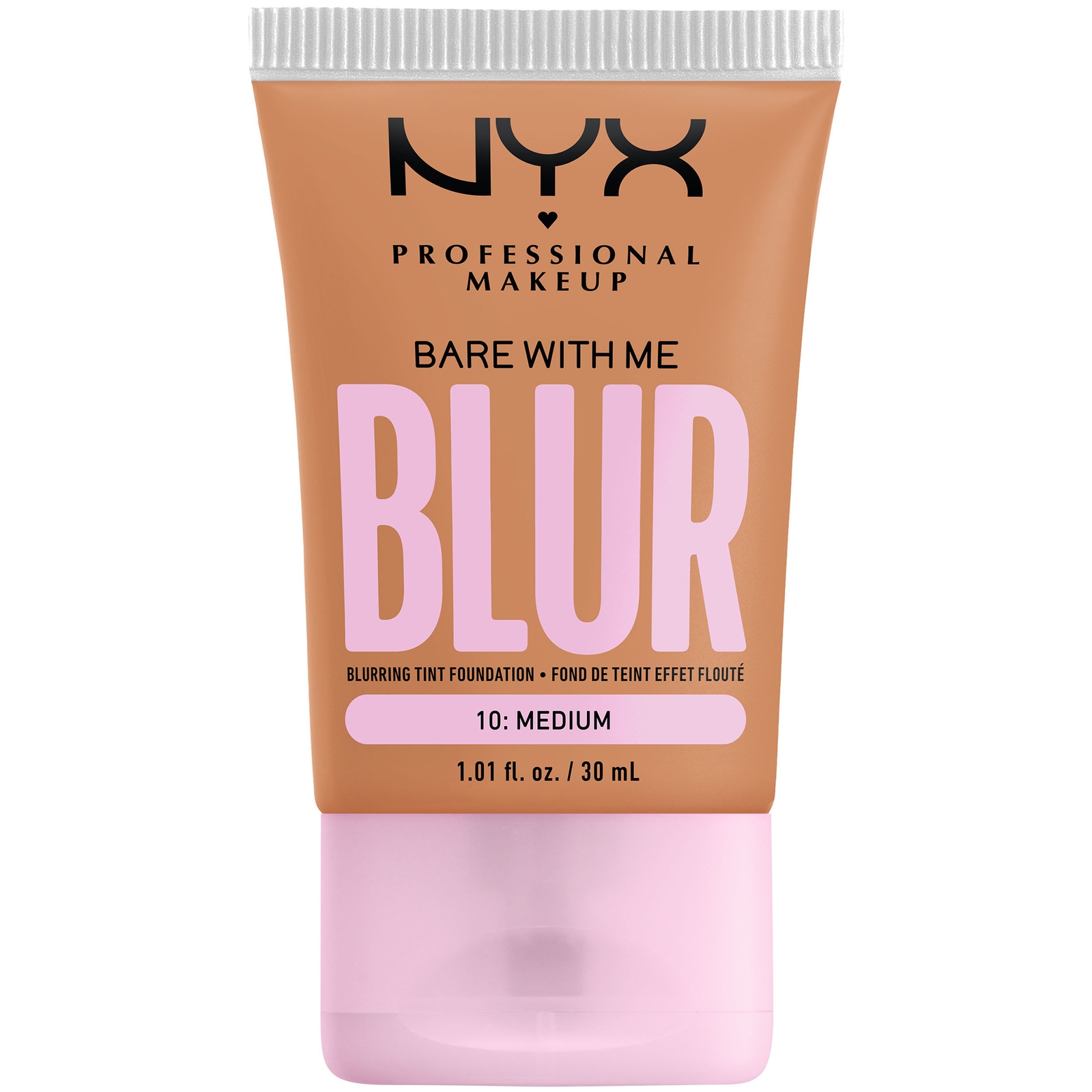 Nyx Professional Makeup Bare With Me Blur Tint Foundation 30ml (varios Shades) - Medium In White