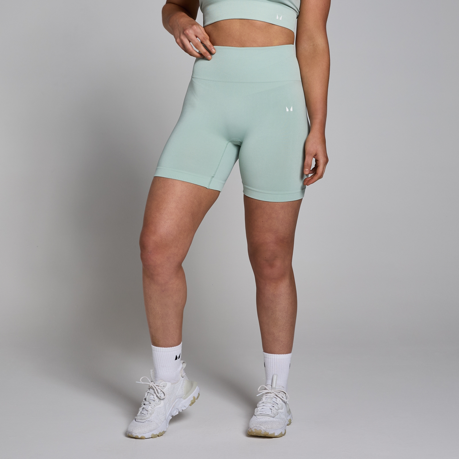 Image of MP Women's Tempo Seamless Shorts - Fresh Mint - XL
