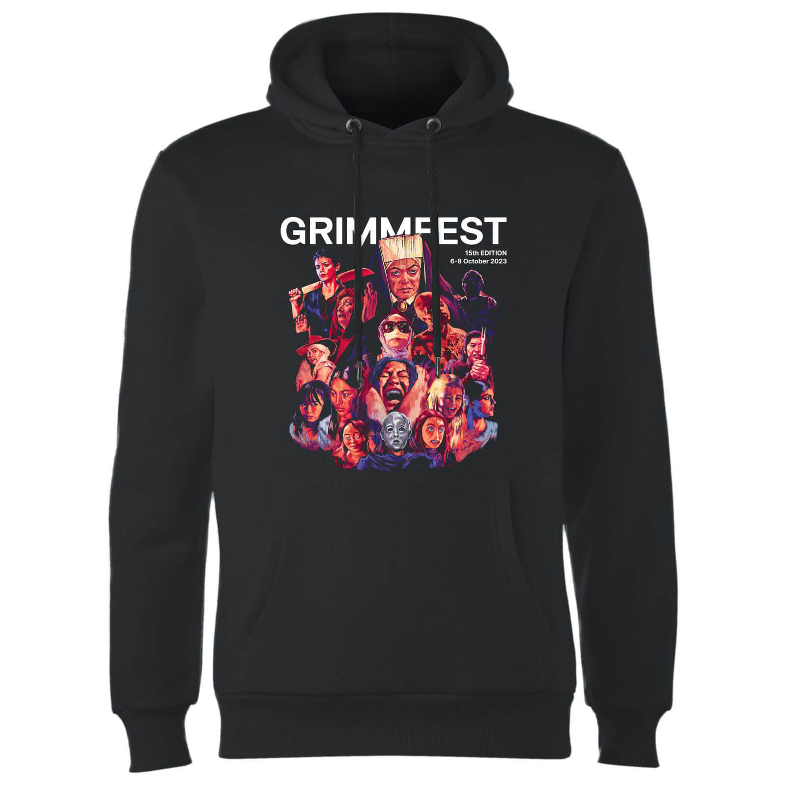 GRIMMFEST 2023 Hoodie - Black - XL - Schwarz