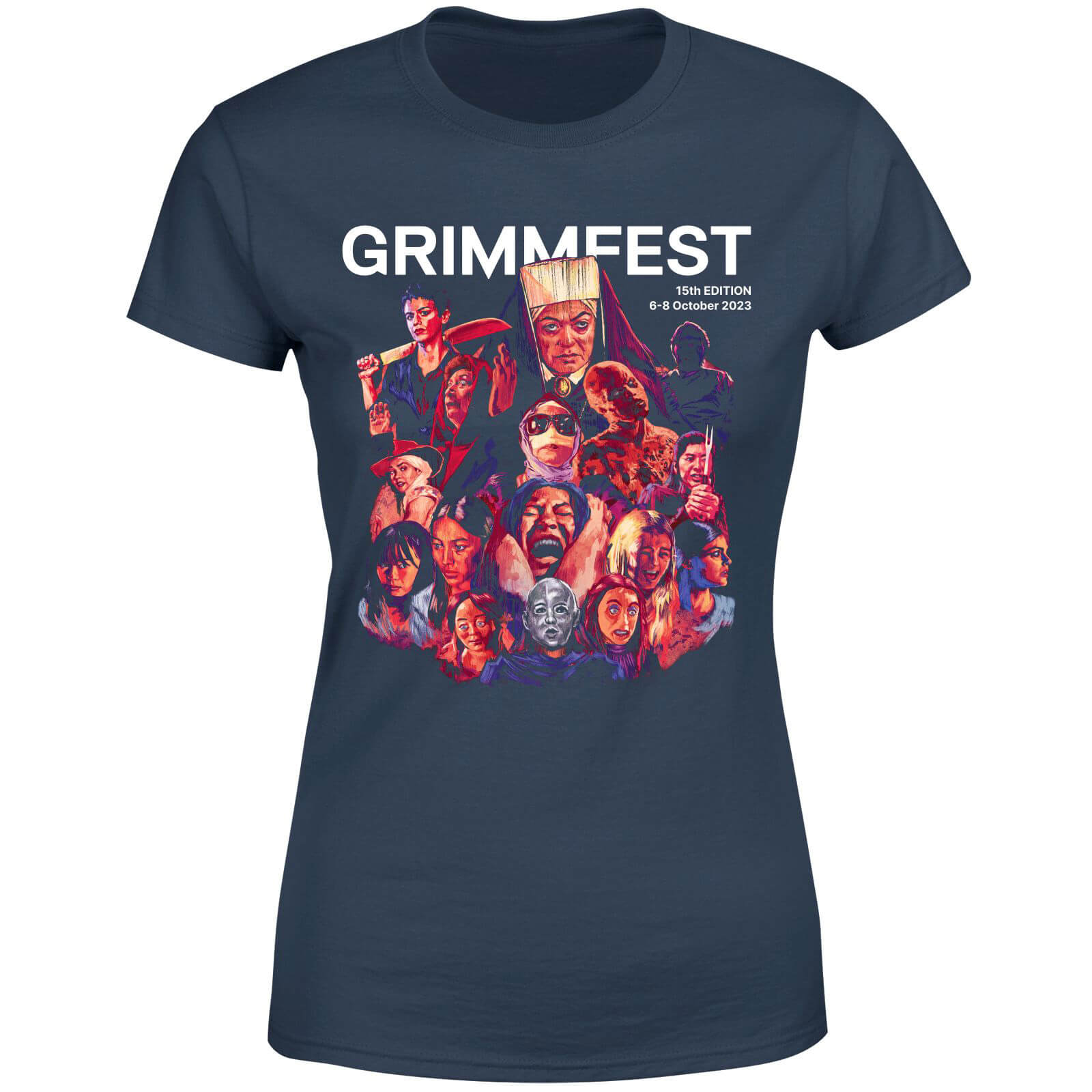 GRIMMFEST STAFF 2023 Women's T-Shirt - Navy - M - Blu Navy