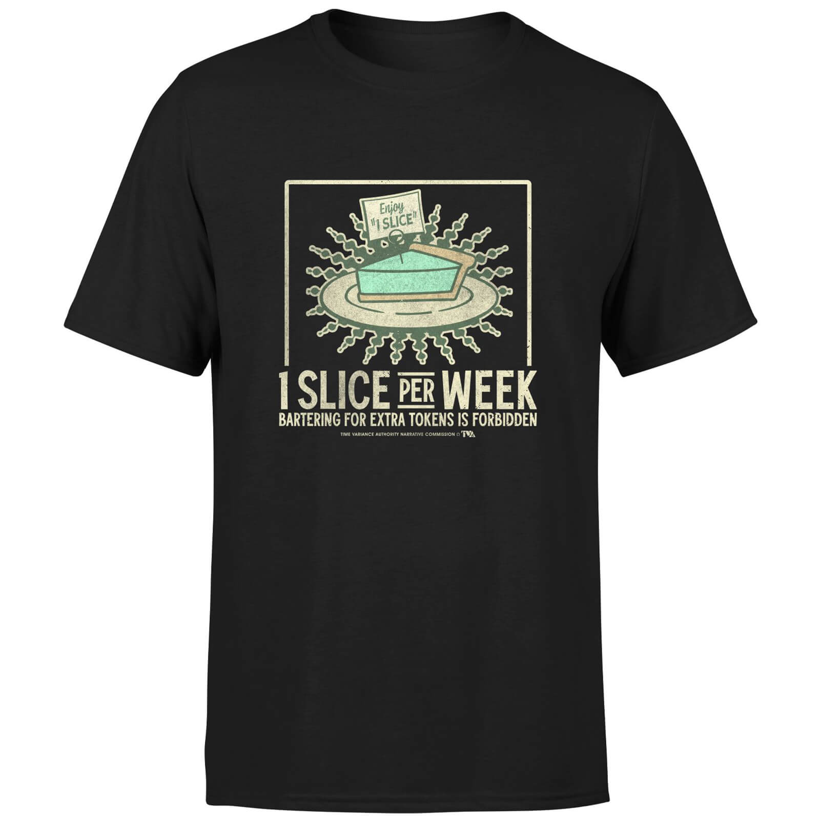 

1 Slice Per Week Men's T-Shirt - Black - M - Nero
