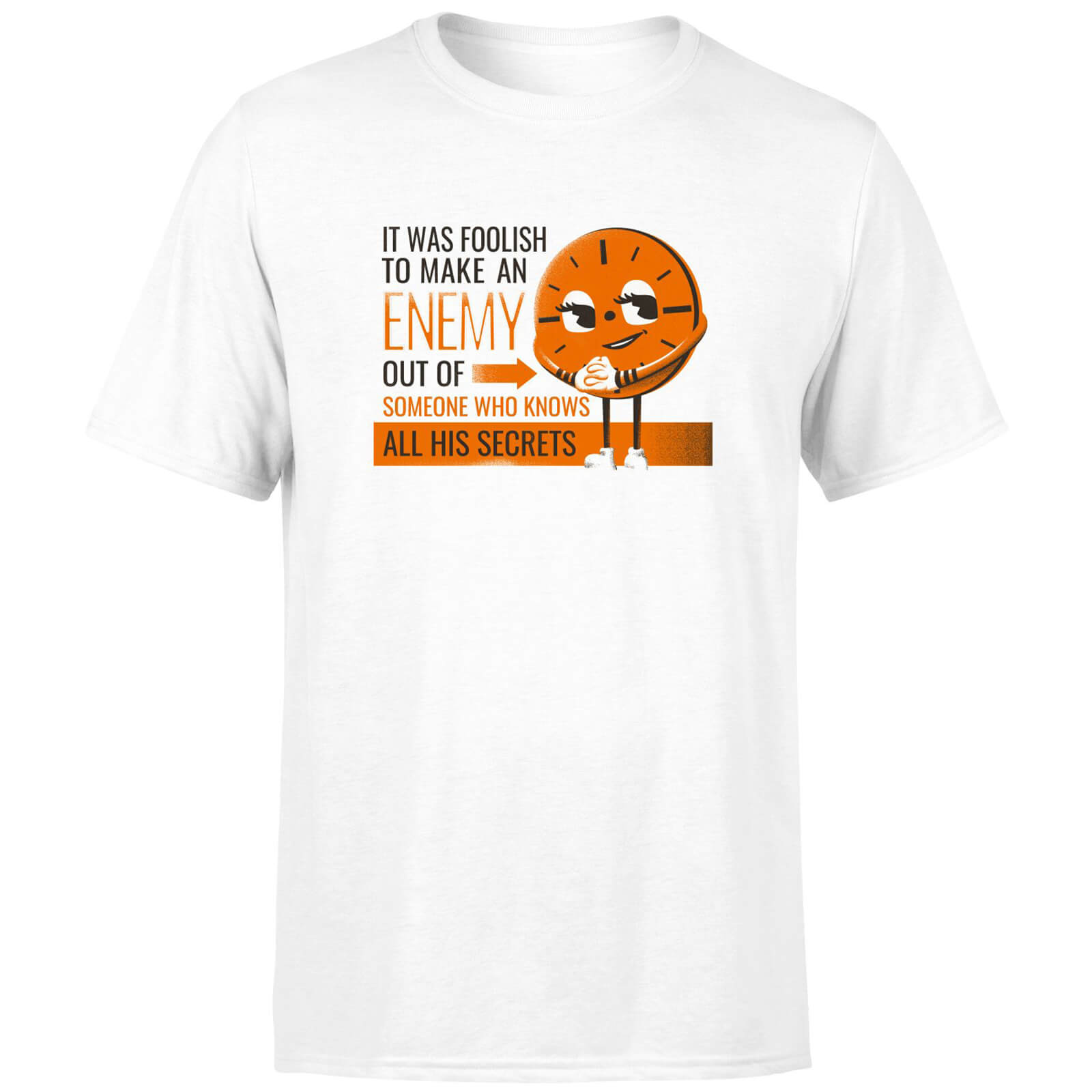 

To Make An Enemy Of Me Men's T-Shirt - White - L - Bianco