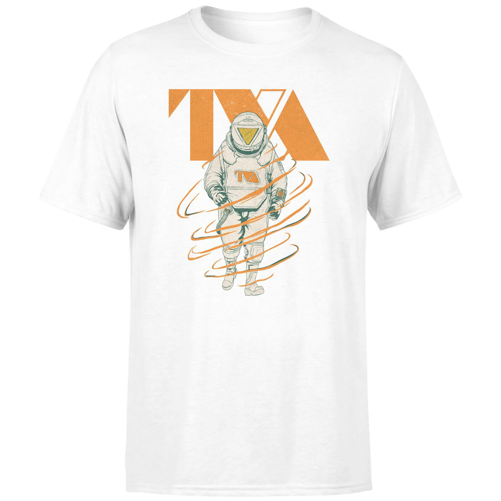 TVA Time Suit Men's T-Shirt - White - S - Bianco