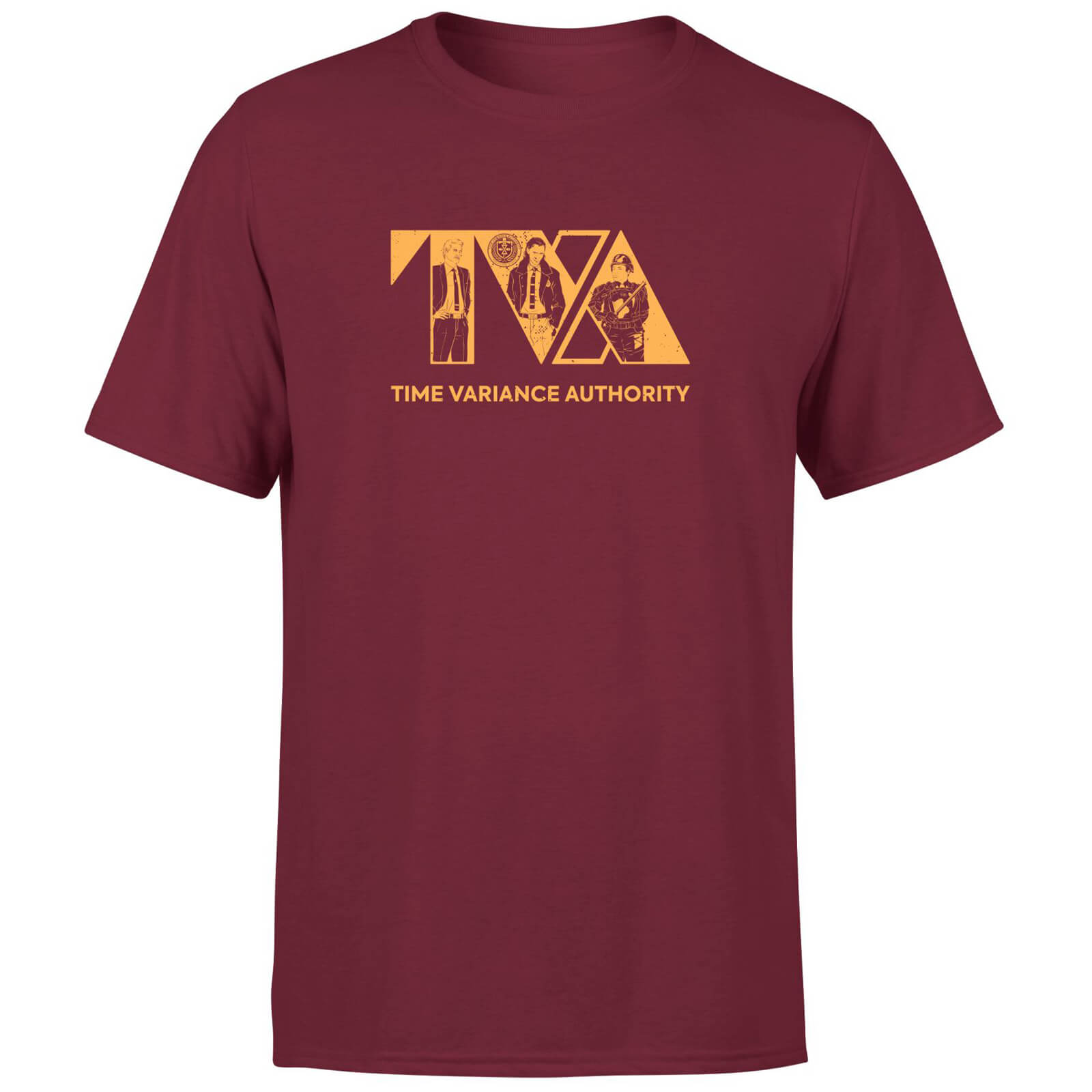 TVA Team Men's T-Shirt - Burgundy - XXL - Burgundy