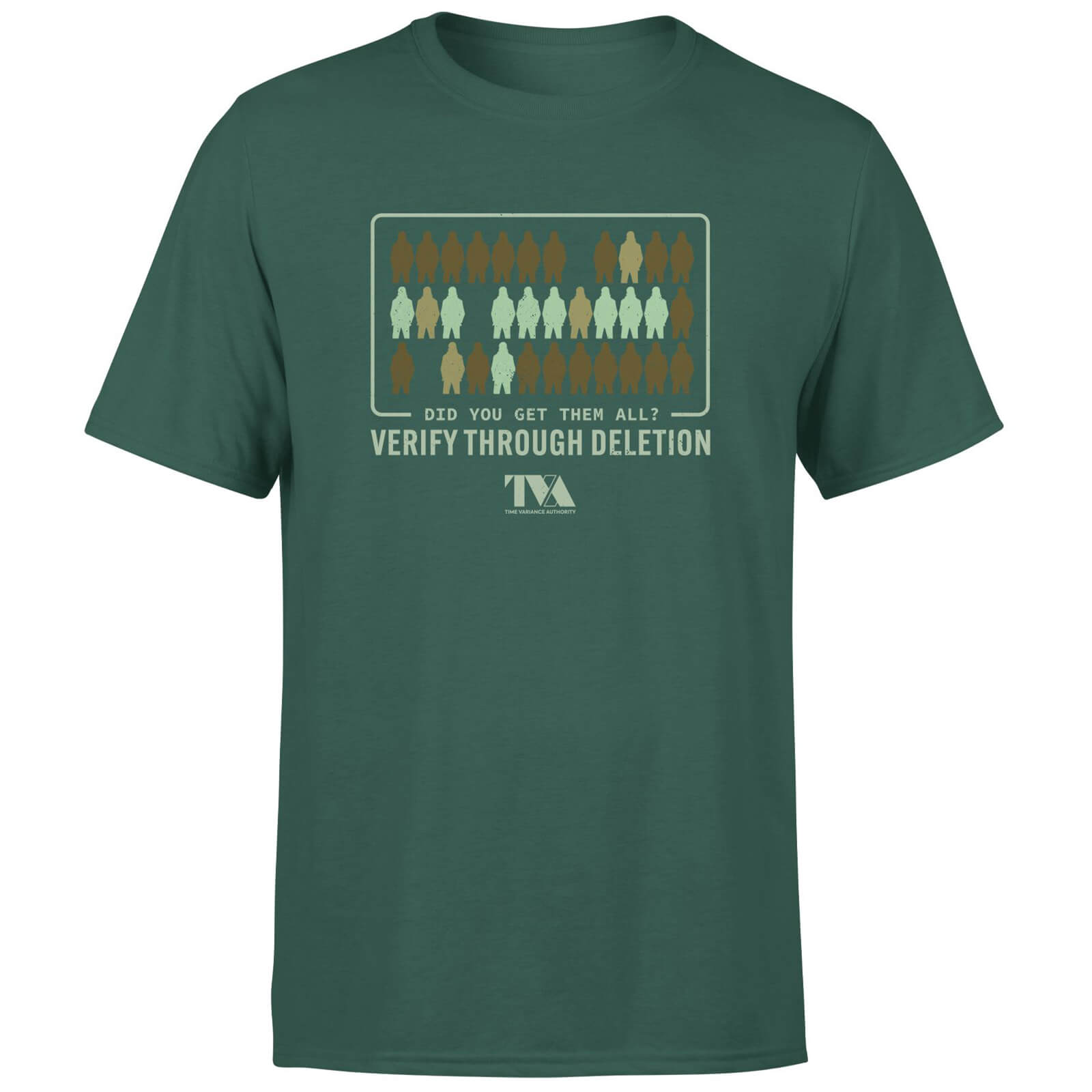 

Verify Through Deletion Men's T-Shirt - Green - S - Verde