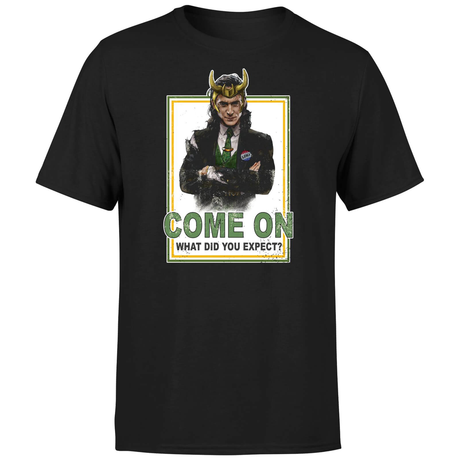 

Come On What Did You Expect Black Men's T-Shirt - Black - S - Nero