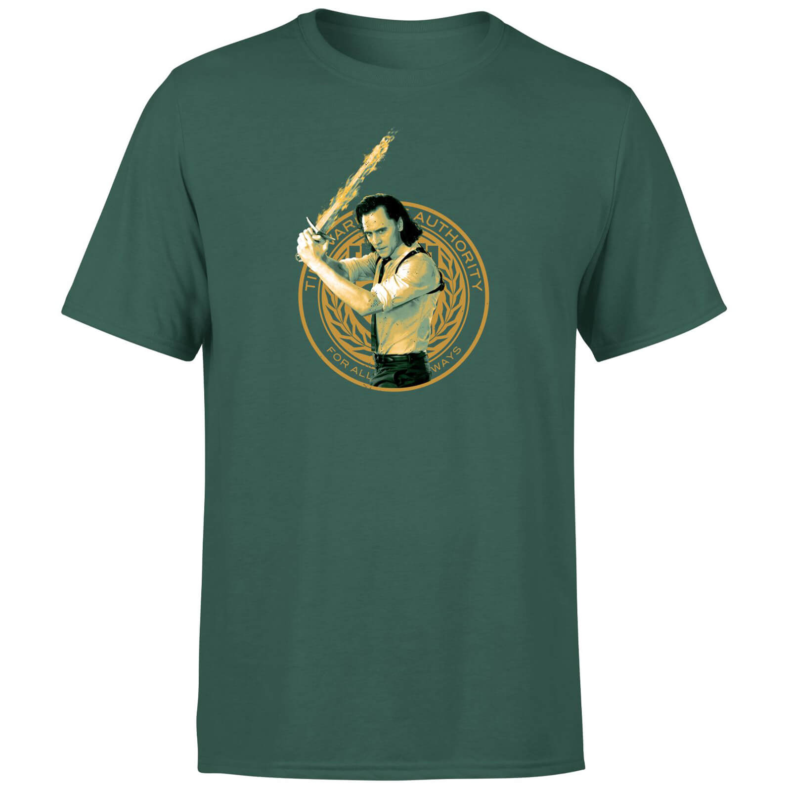 Loki Armed Men’s T-Shirt – Green – XS – Grün