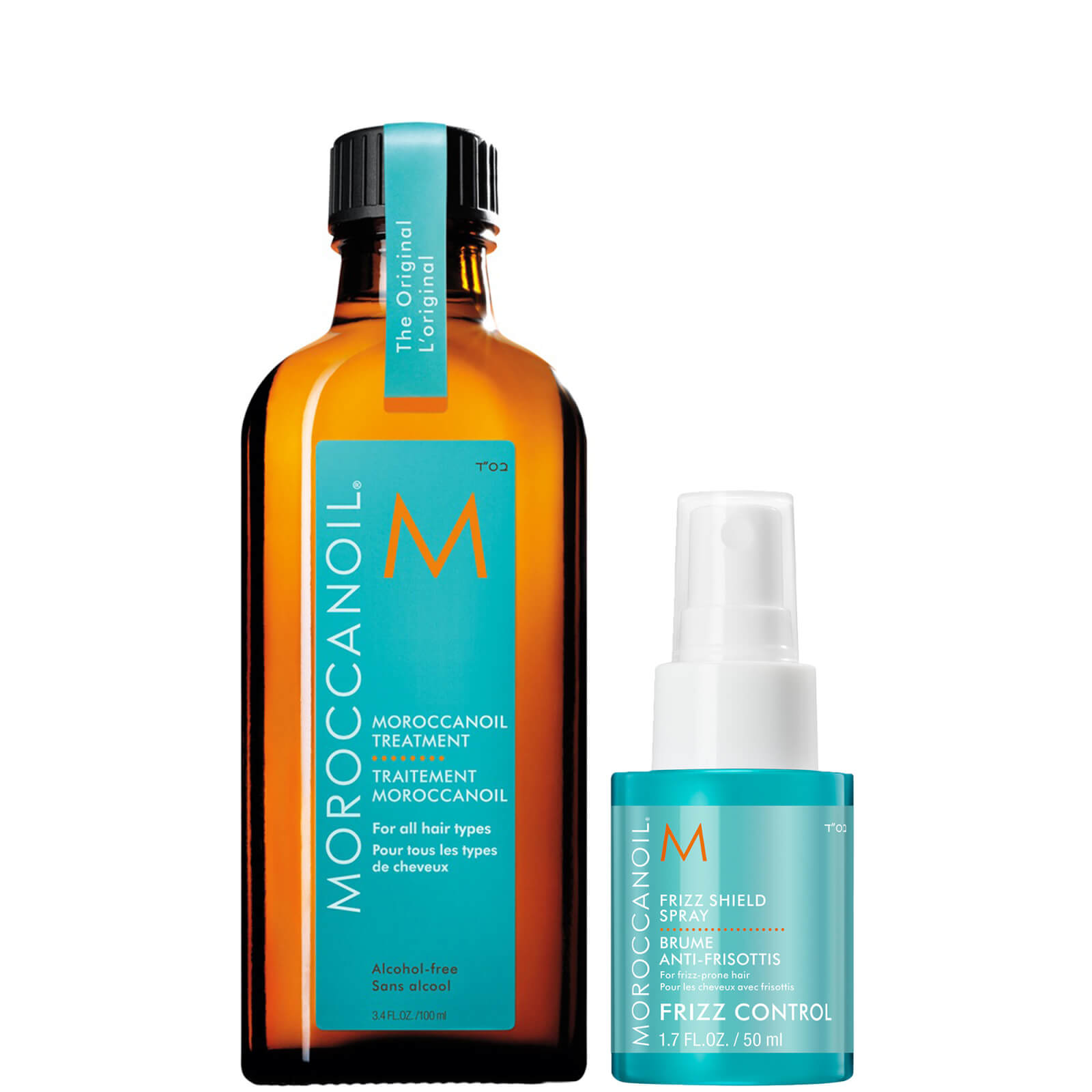 Moroccanoil Treatment 100ml with Frizz Shield Spray 50ml