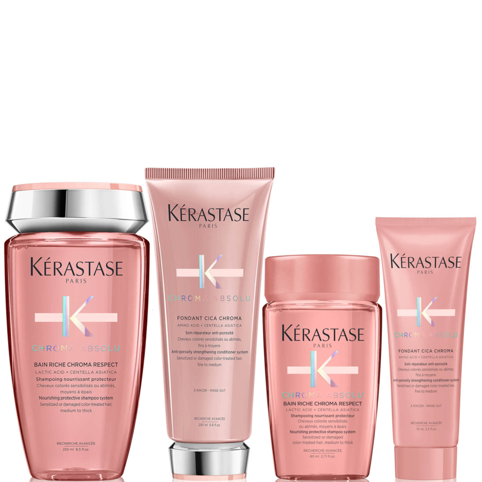 Kerastase Chroma Absolu Colour Protection Duo for Medium/Thick Hair and Free Travel Size Duo