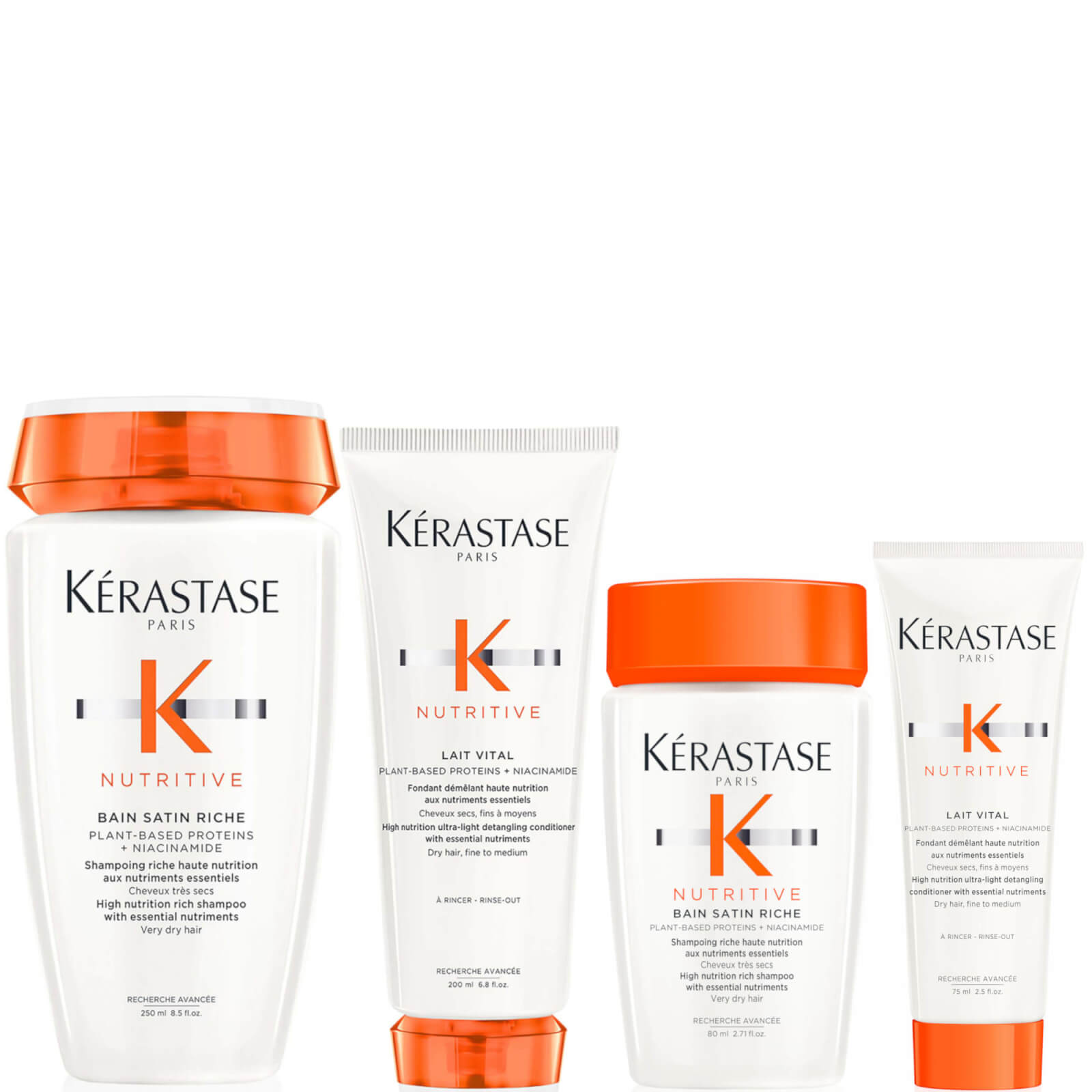 Kerastase Nutritive Nourish and Hydrate Duo for Medium/Thick Very Dry Hair and Free Travel Size Duo