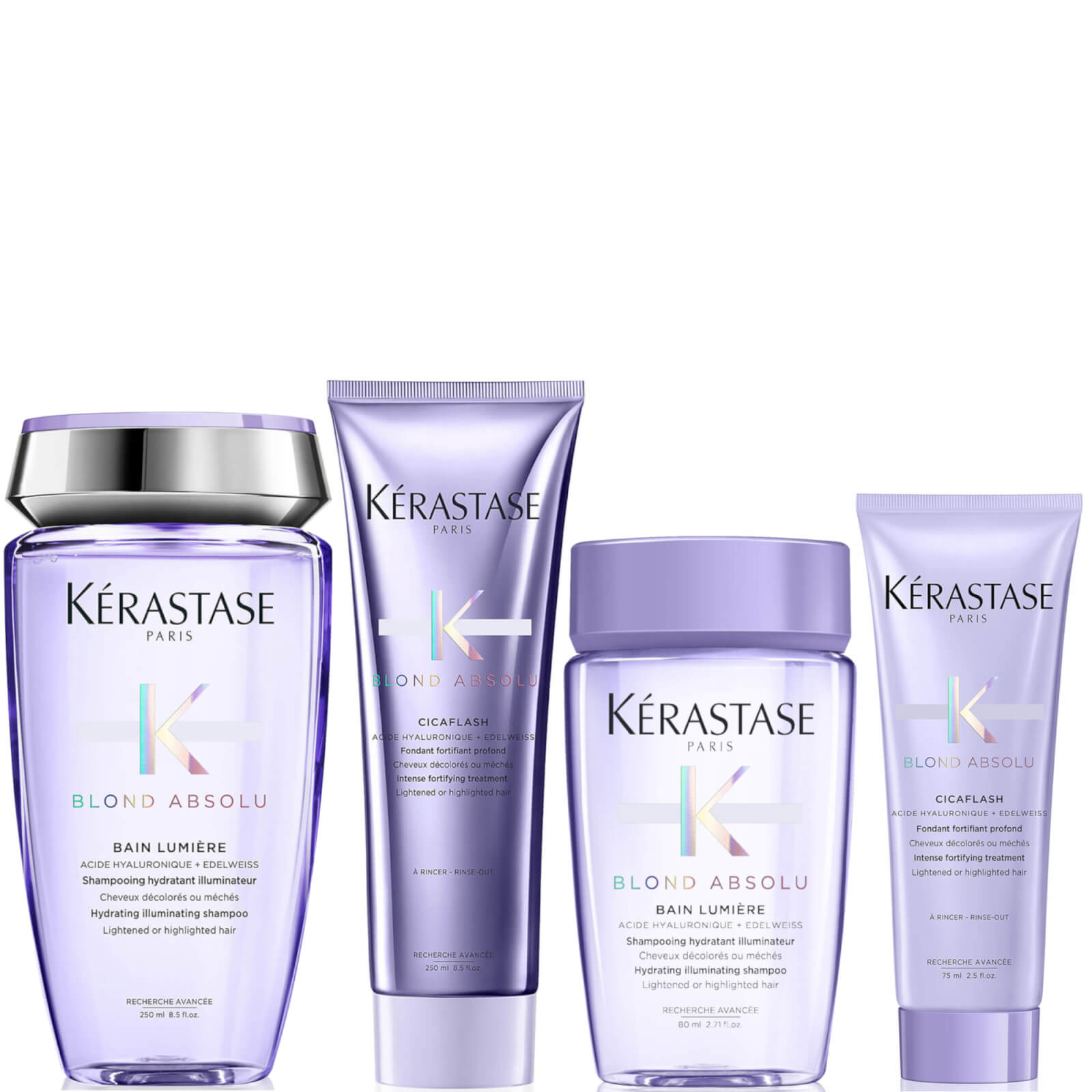 Kerastase Blond Absolu Shine and Hydrating Duo for Everyday Use and Free Travel Size Duo