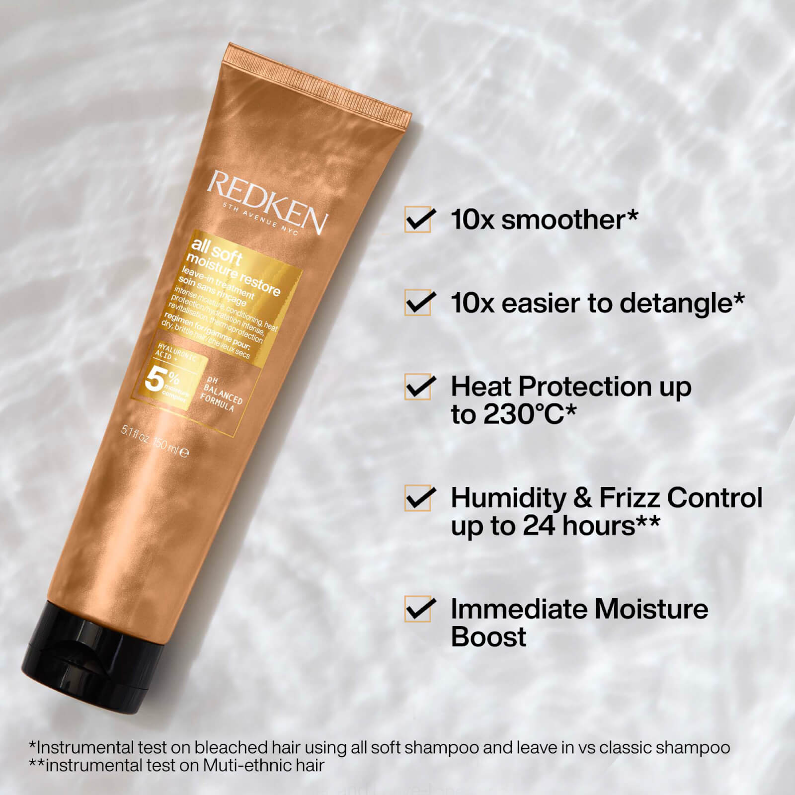 Thumbnail - Redken All Soft Shampoo 75ml, Conditioner 30ml and Leave-in Treatment 150ml Bundle for Dry and Brittle Hair