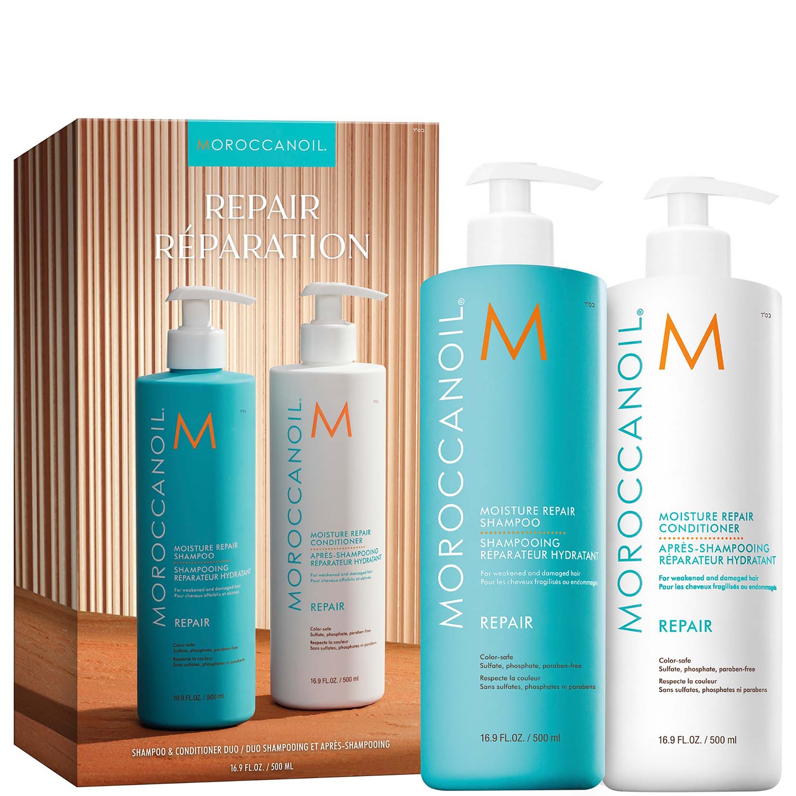 

Moroccanoil Moisture Repair Shampoo and Conditioner Duo 2 x 500ml