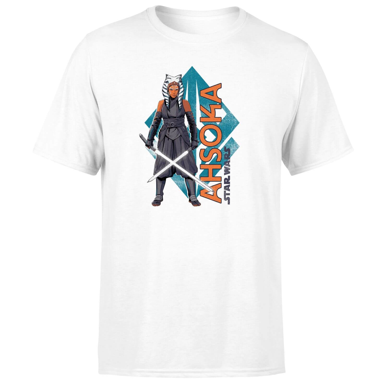 Ahsoka Diamond Men's T-Shirt - White - M - Bianco