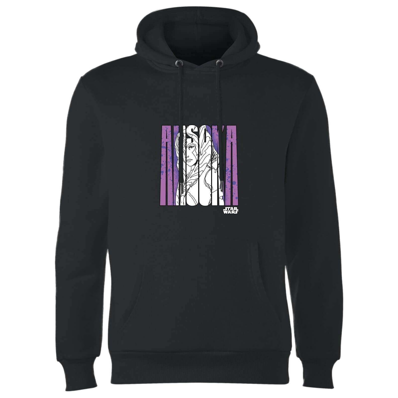 Ahsoka Typographic Hoodie - Black - XL - Nero